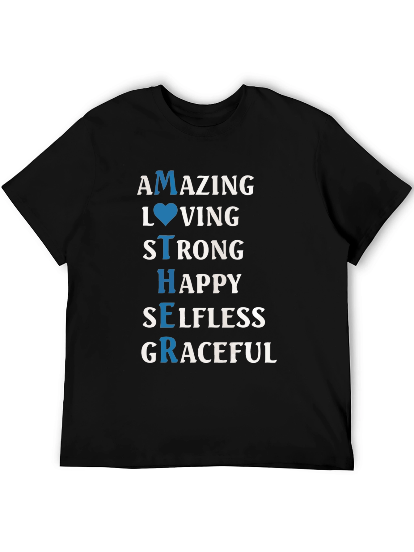 Mother Definition Graphic T-Shirt - Amazing Loving Strong