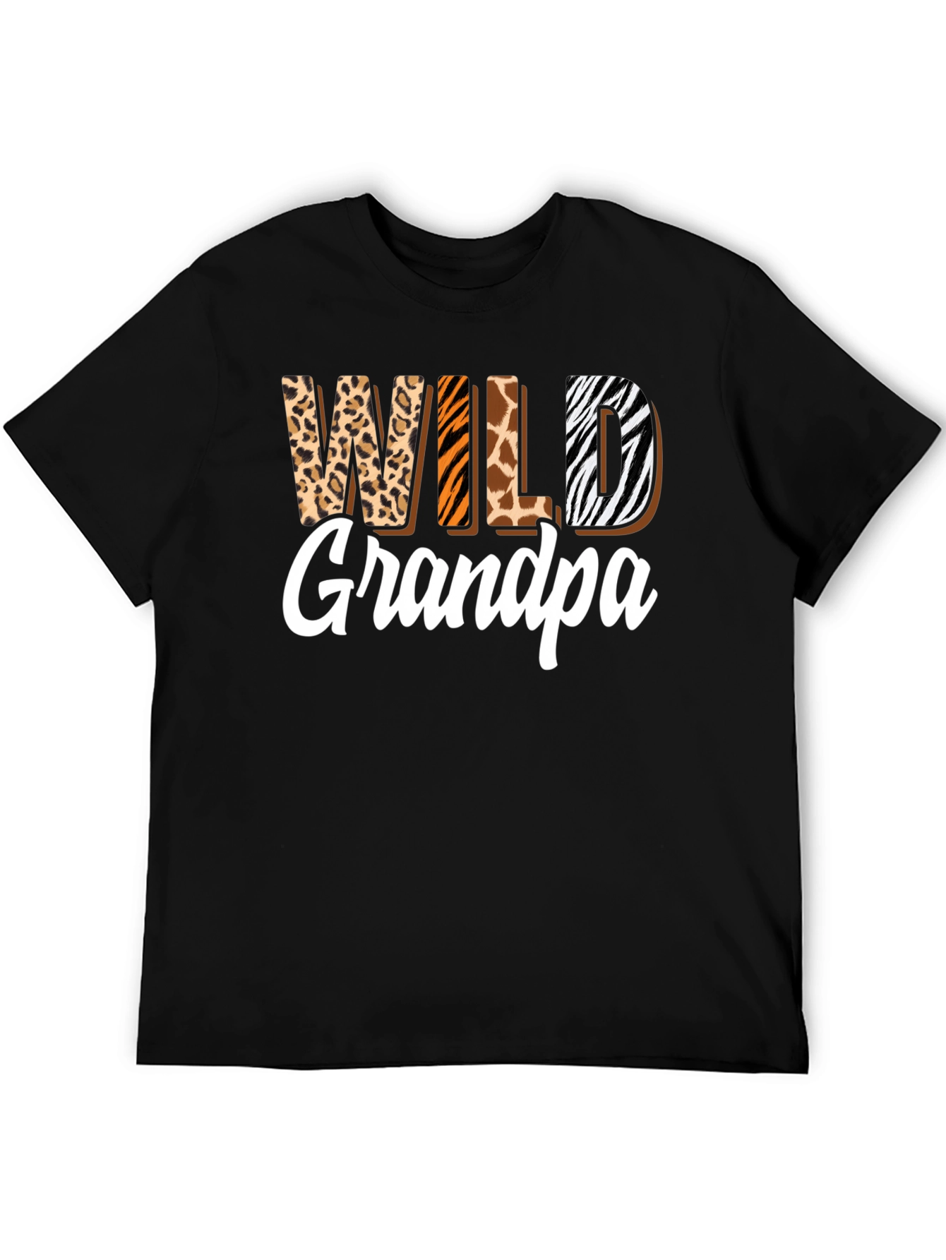 Wild Grandpa Animal Print T-Shirt