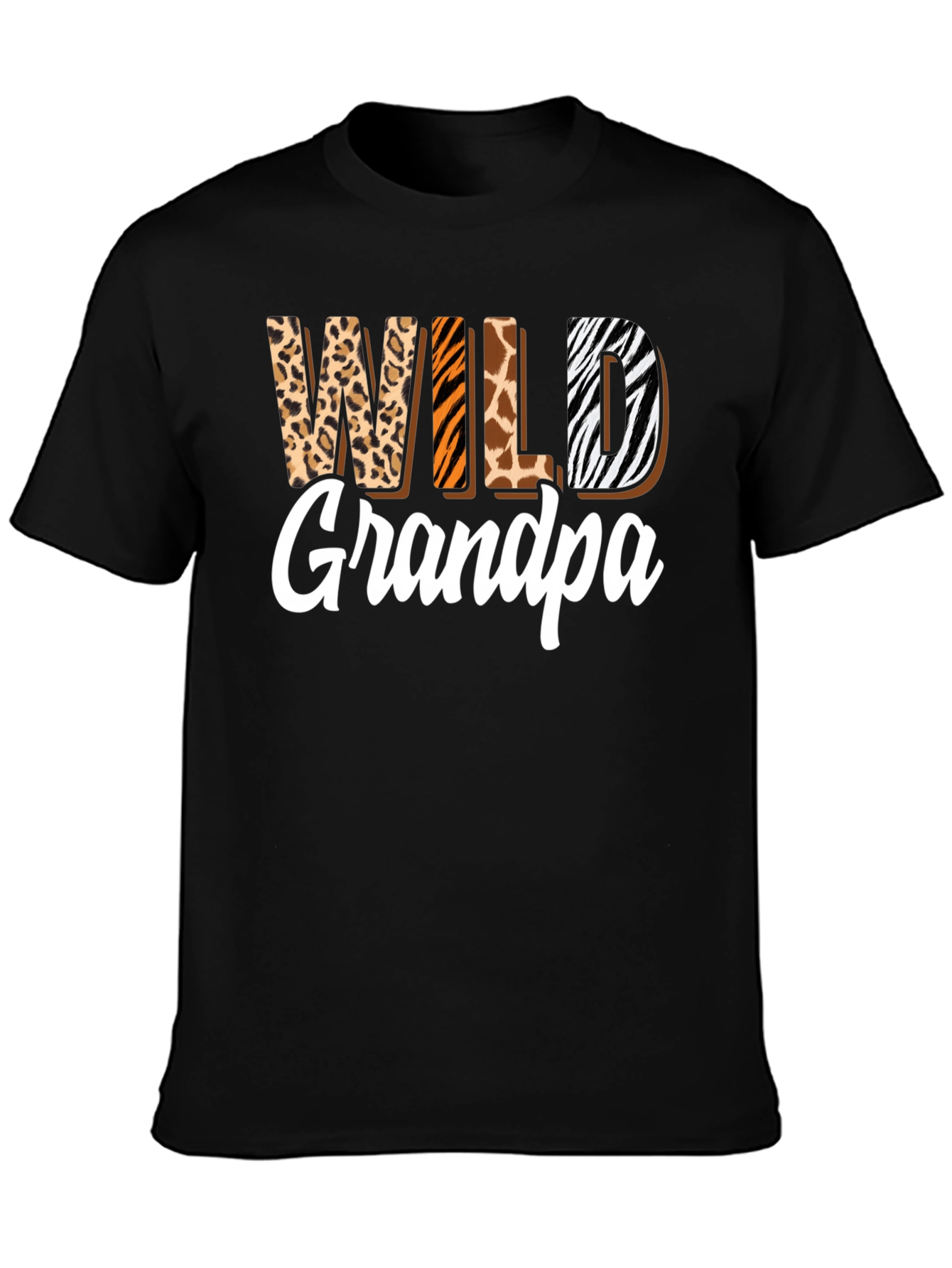 Wild Grandpa Animal Print T-Shirt