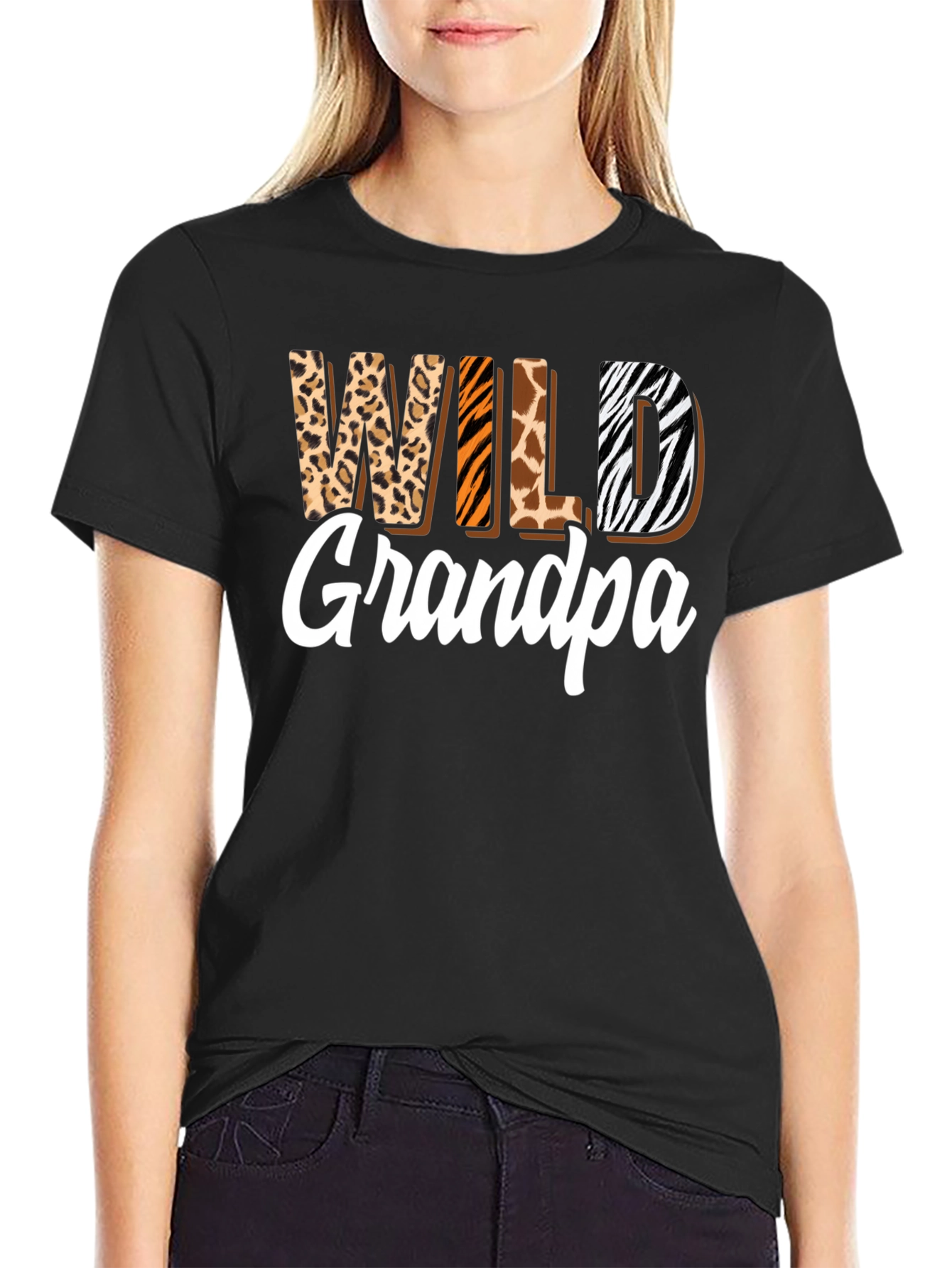 Wild Grandpa Animal Print T-Shirt