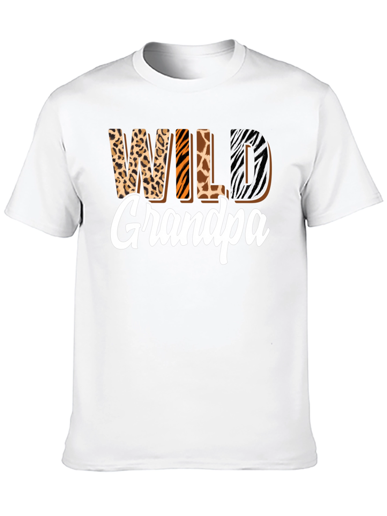 Wild Grandpa Animal Print T-Shirt