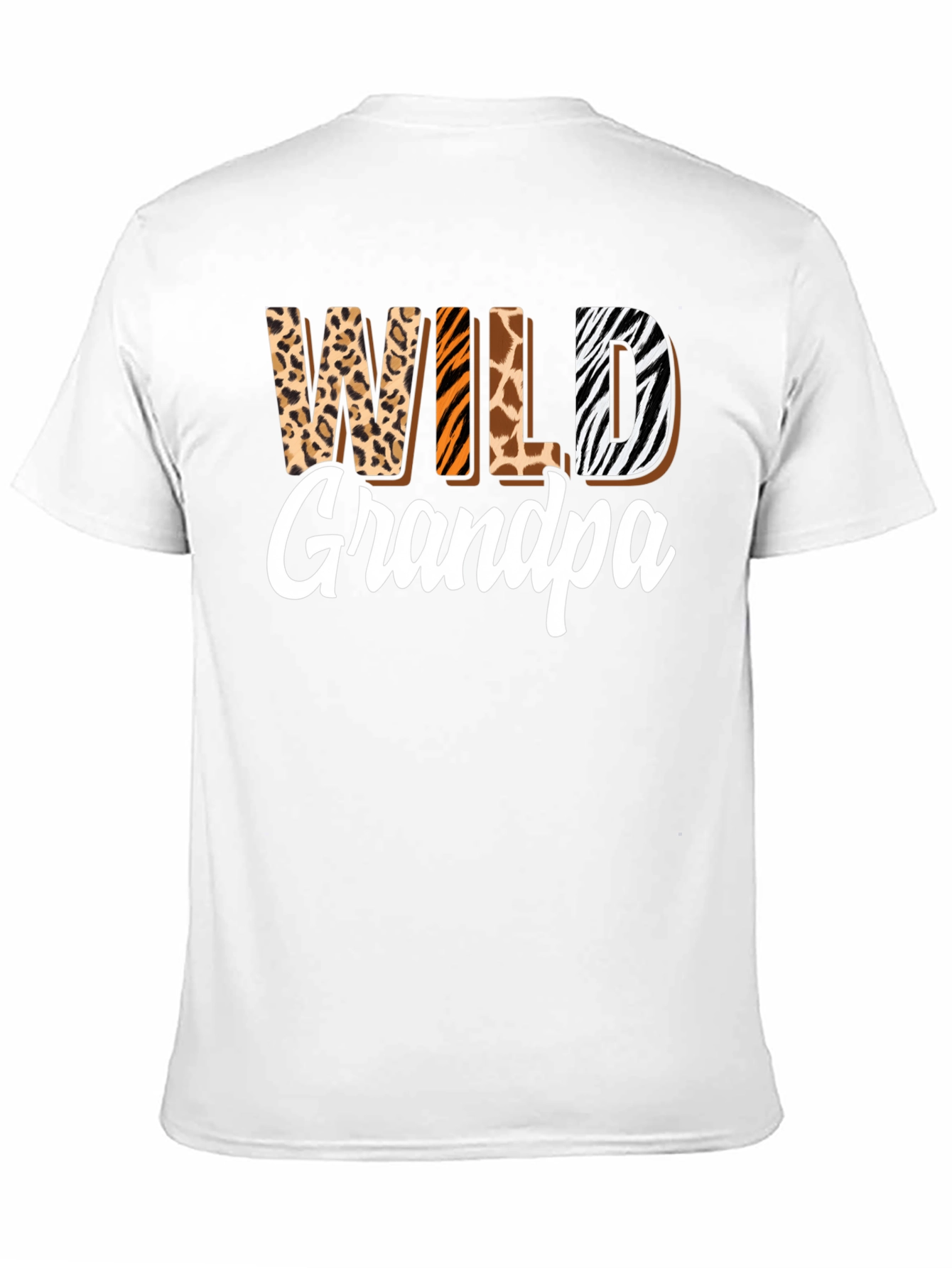 Wild Grandpa Animal Print T-Shirt