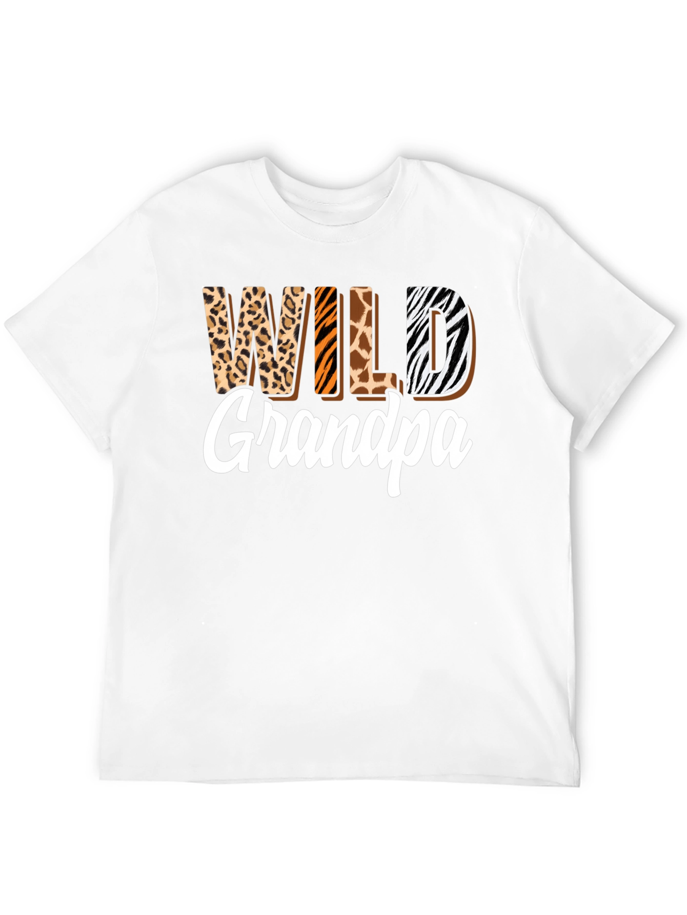 Wild Grandpa Animal Print T-Shirt