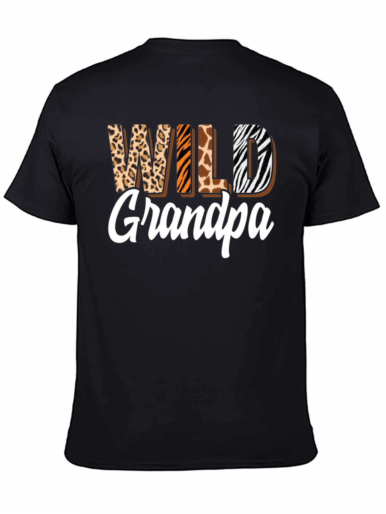 Wild Grandpa Animal Print T-Shirt