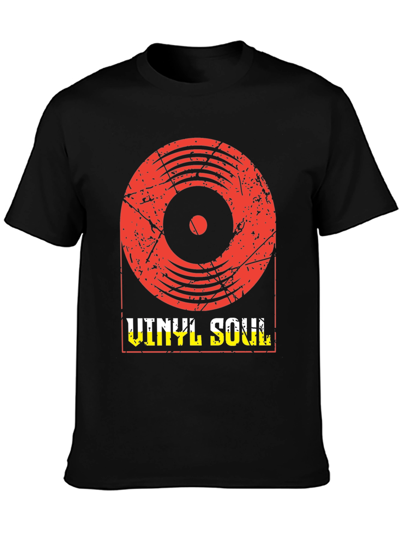 Vinyl Soul Graphic T-Shirt - Retro Music Tee