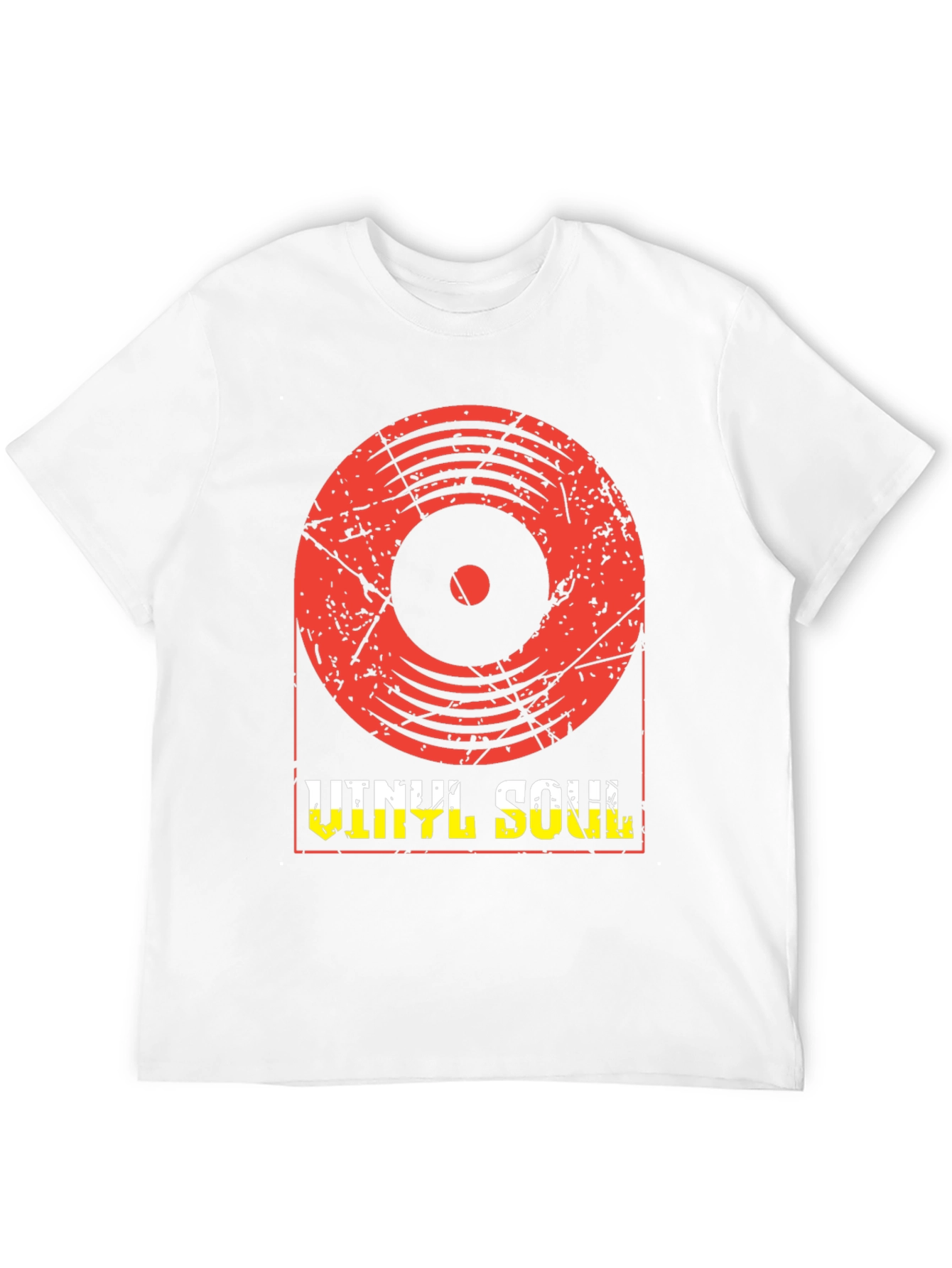 Vinyl Soul Graphic T-Shirt - Retro Music Tee