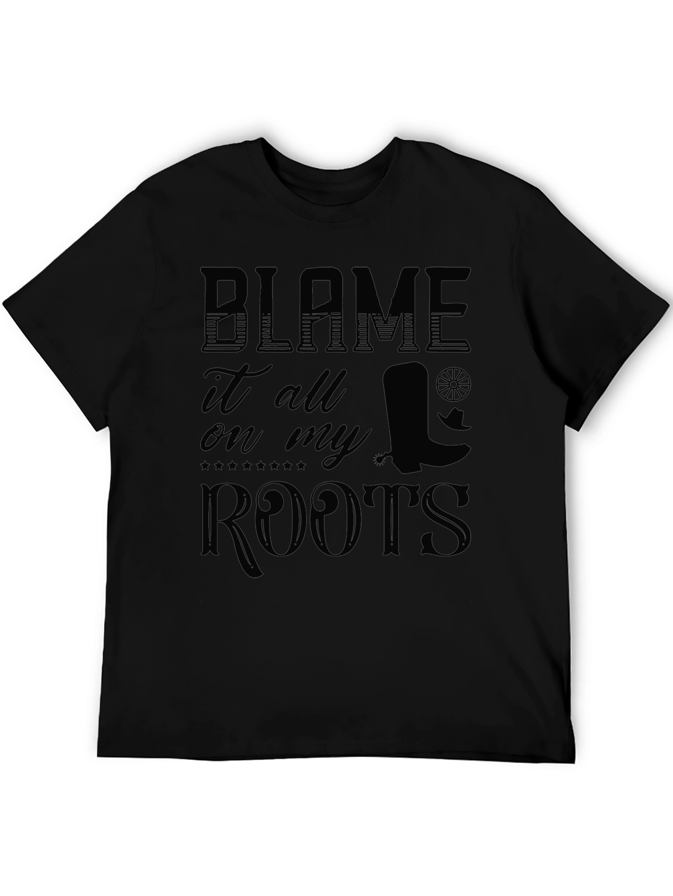 Blame It On My Roots Graphic T-Shirt