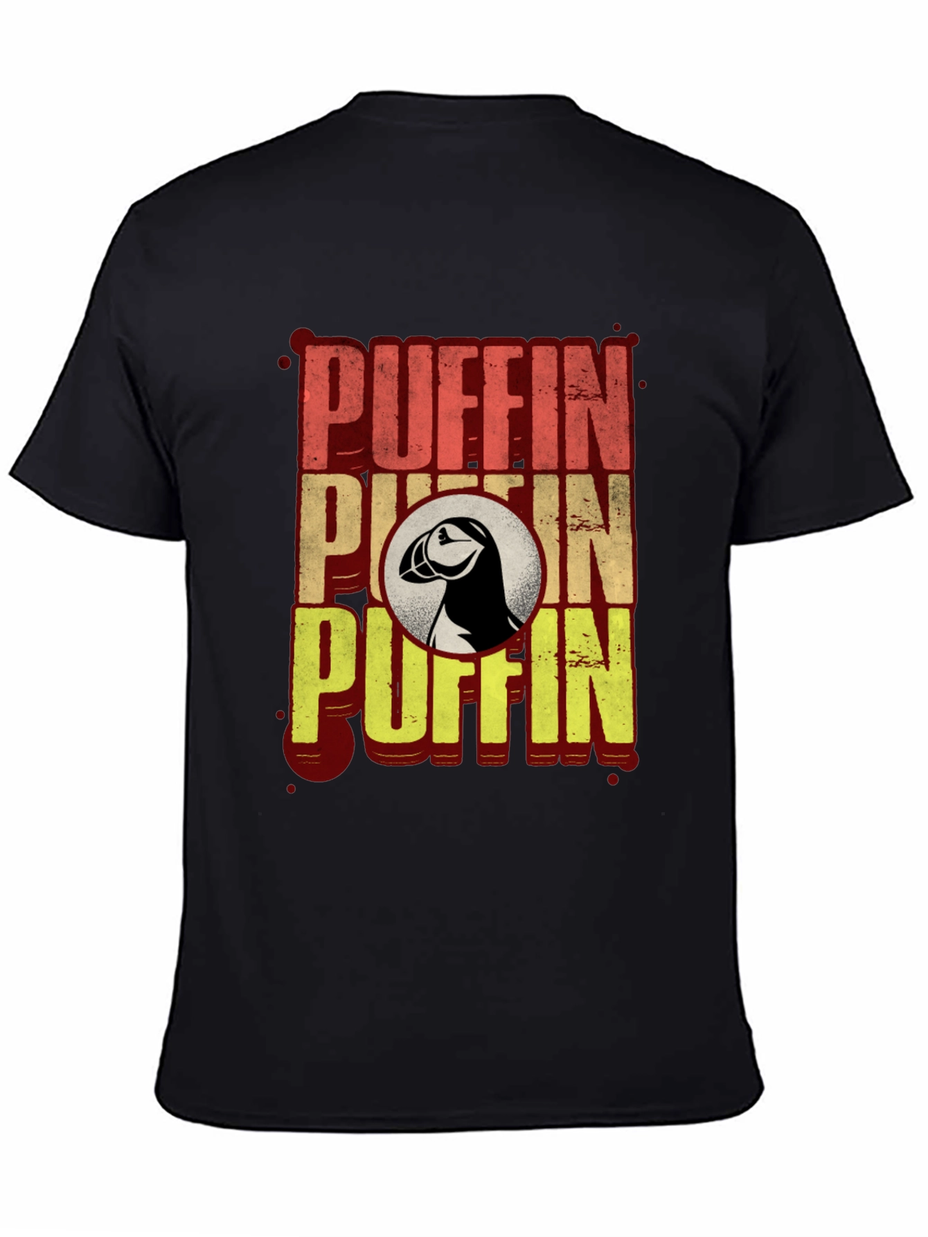 Puffin Graphic T-Shirt - Black