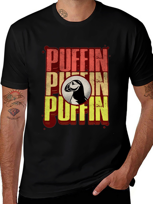 Puffin Graphic T-Shirt - Black