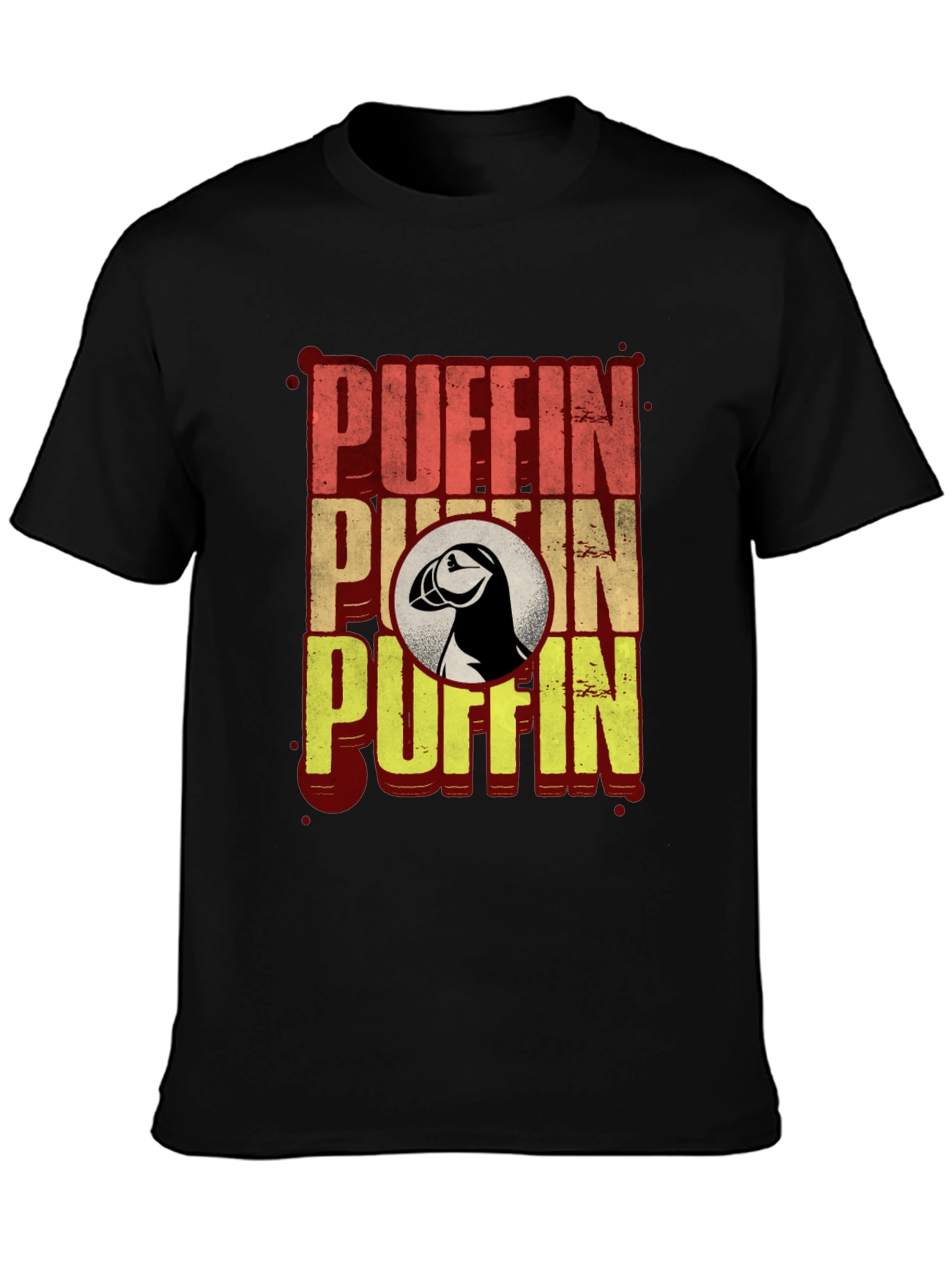 Puffin Graphic T-Shirt - Black