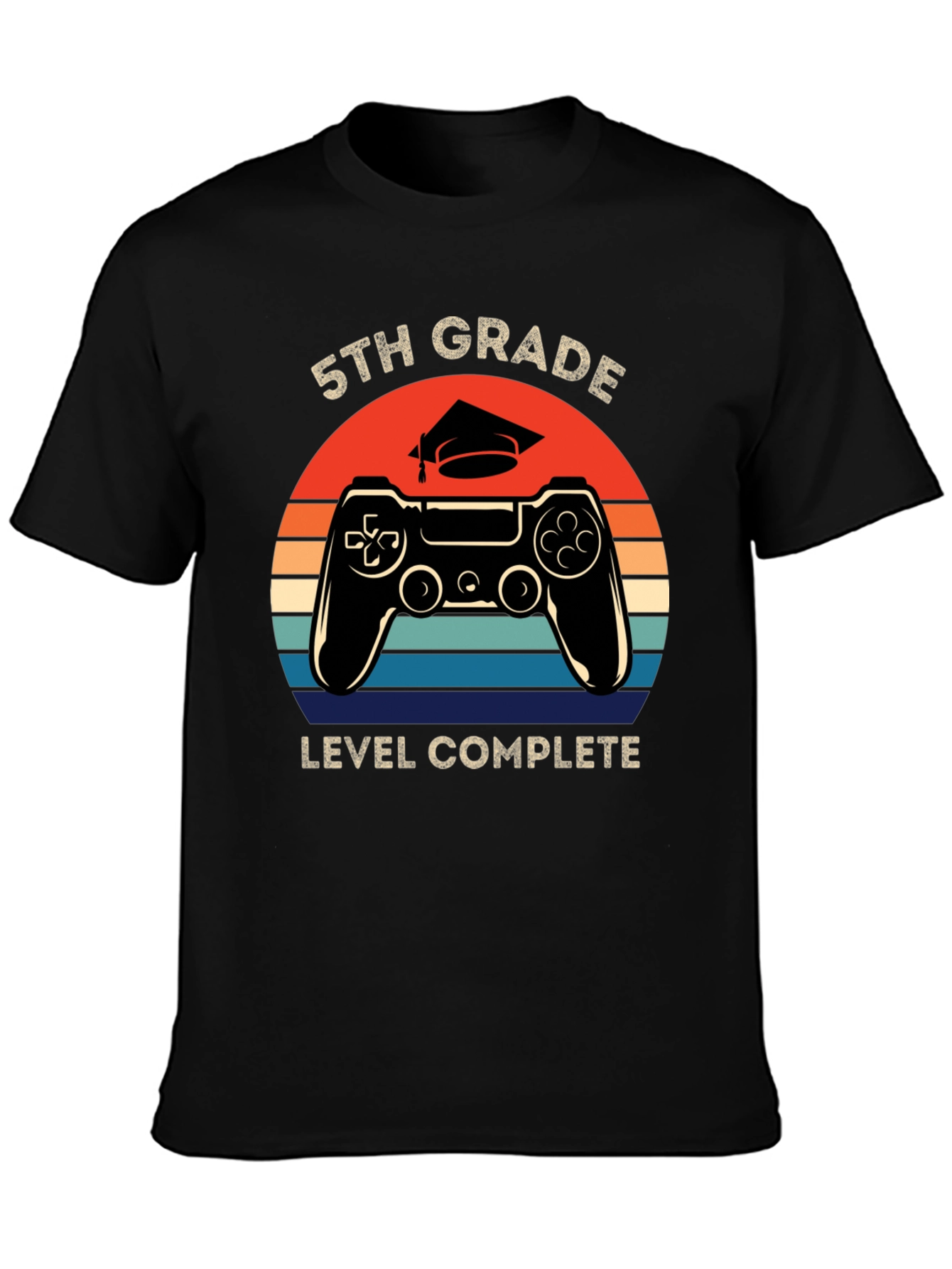 5th Grade Level Complete Gamer T-Shirt Graduation Gift