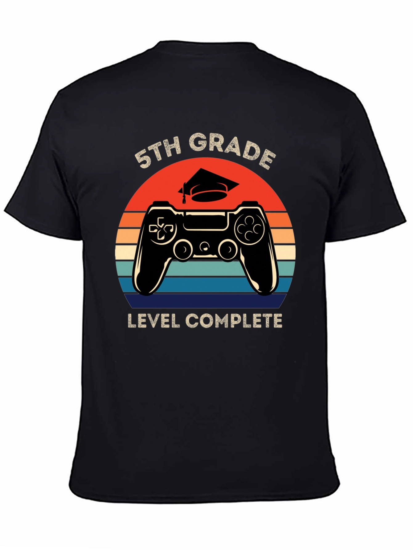 5th Grade Level Complete Gamer T-Shirt Graduation Gift