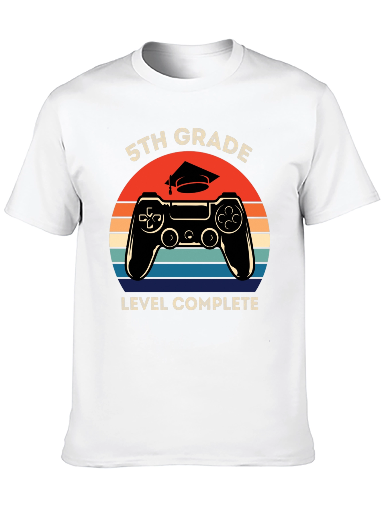 5th Grade Level Complete Gamer T-Shirt Graduation Gift