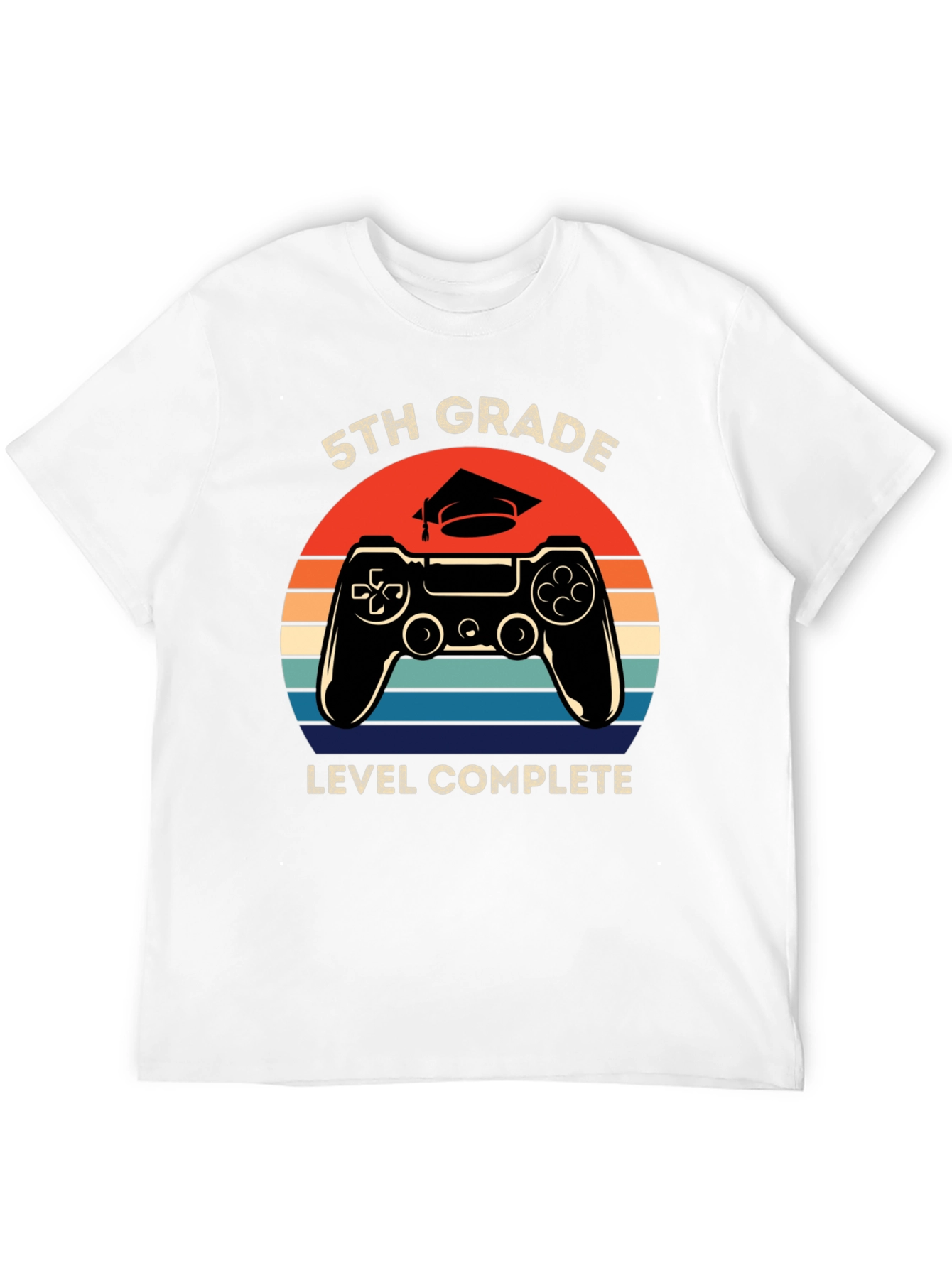 5th Grade Level Complete Gamer T-Shirt Graduation Gift