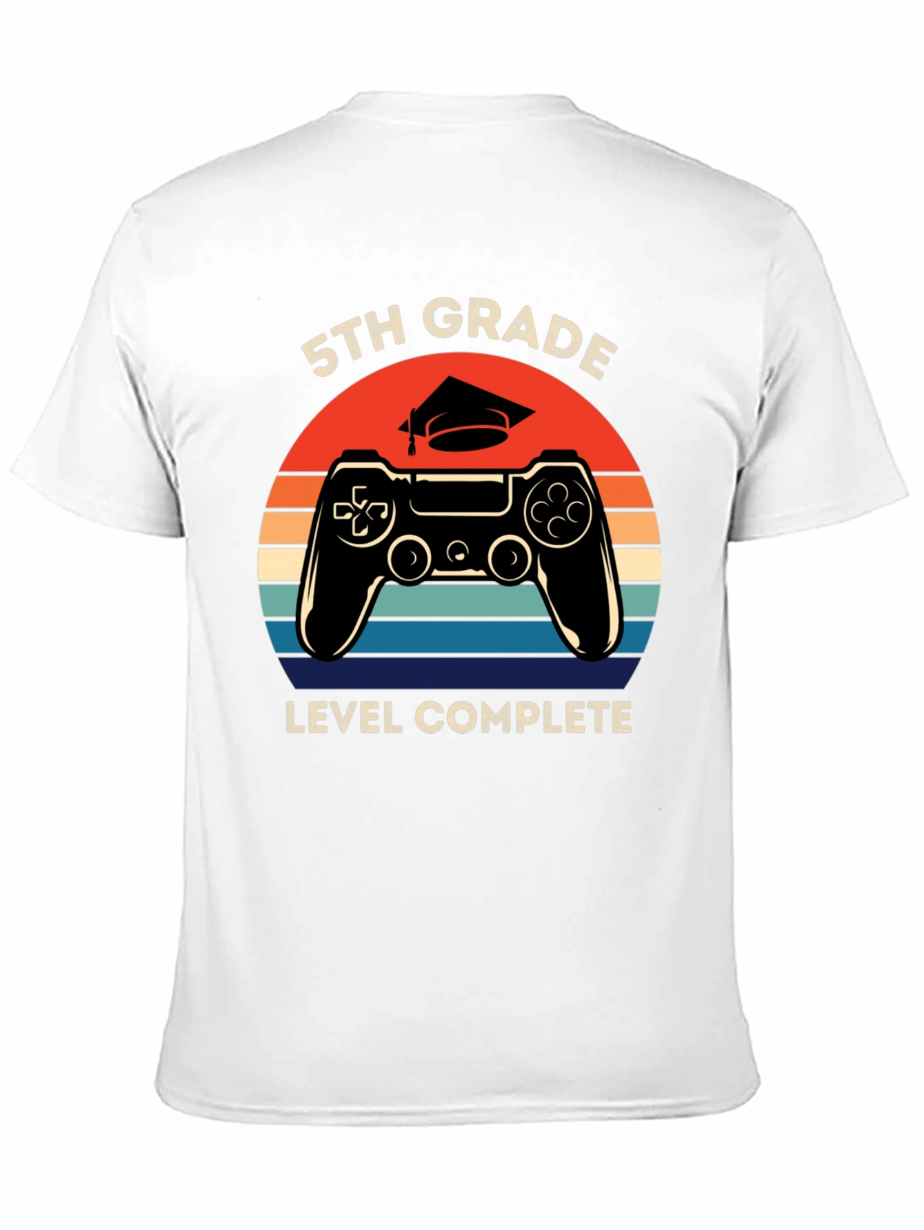 5th Grade Level Complete Gamer T-Shirt Graduation Gift