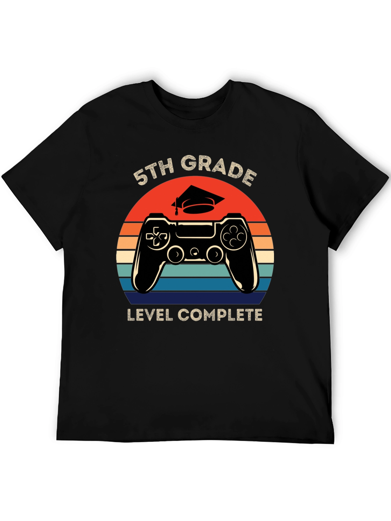 5th Grade Level Complete Gamer T-Shirt Graduation Gift