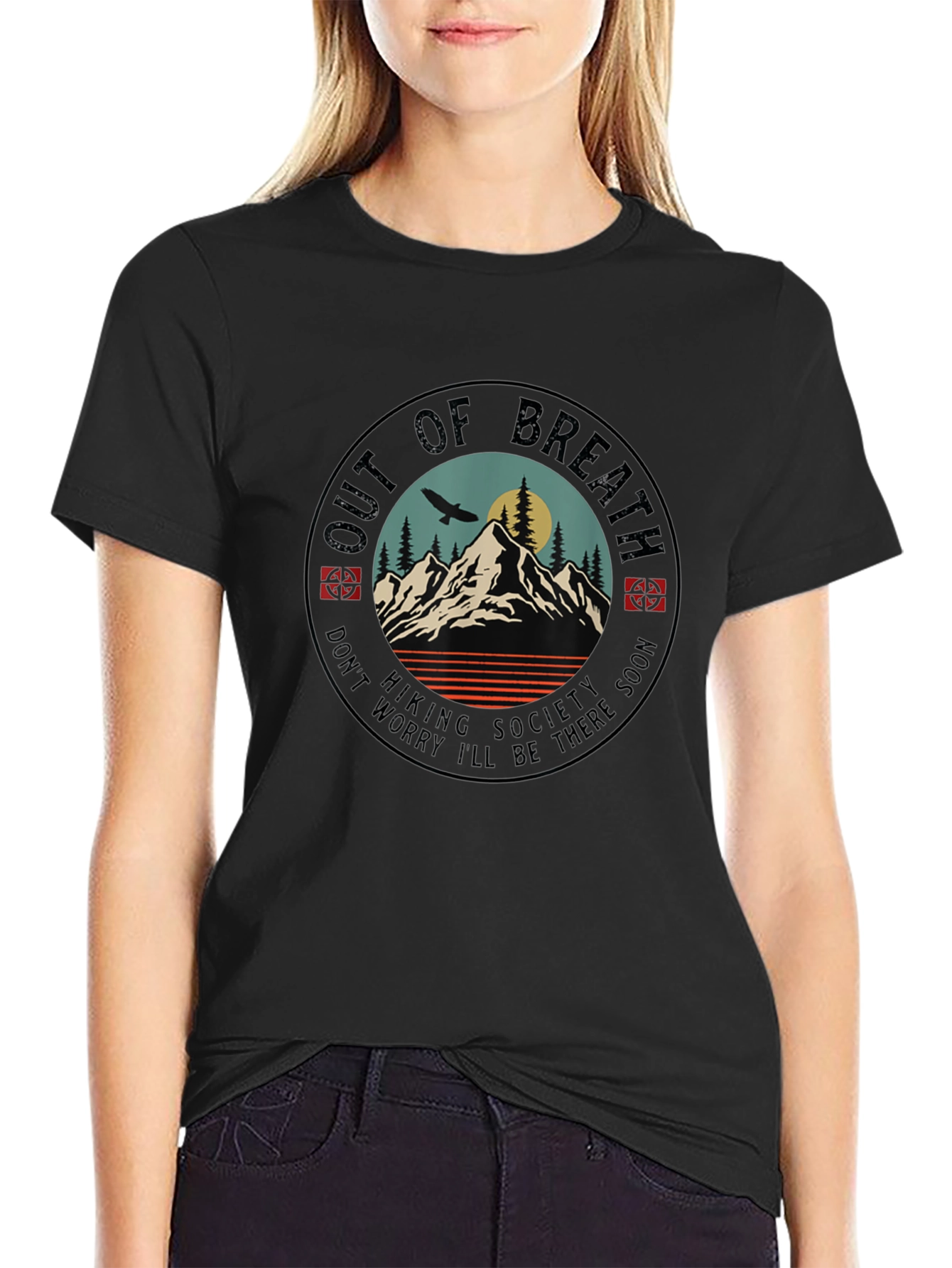 Out of Breath Hiking Society Tee