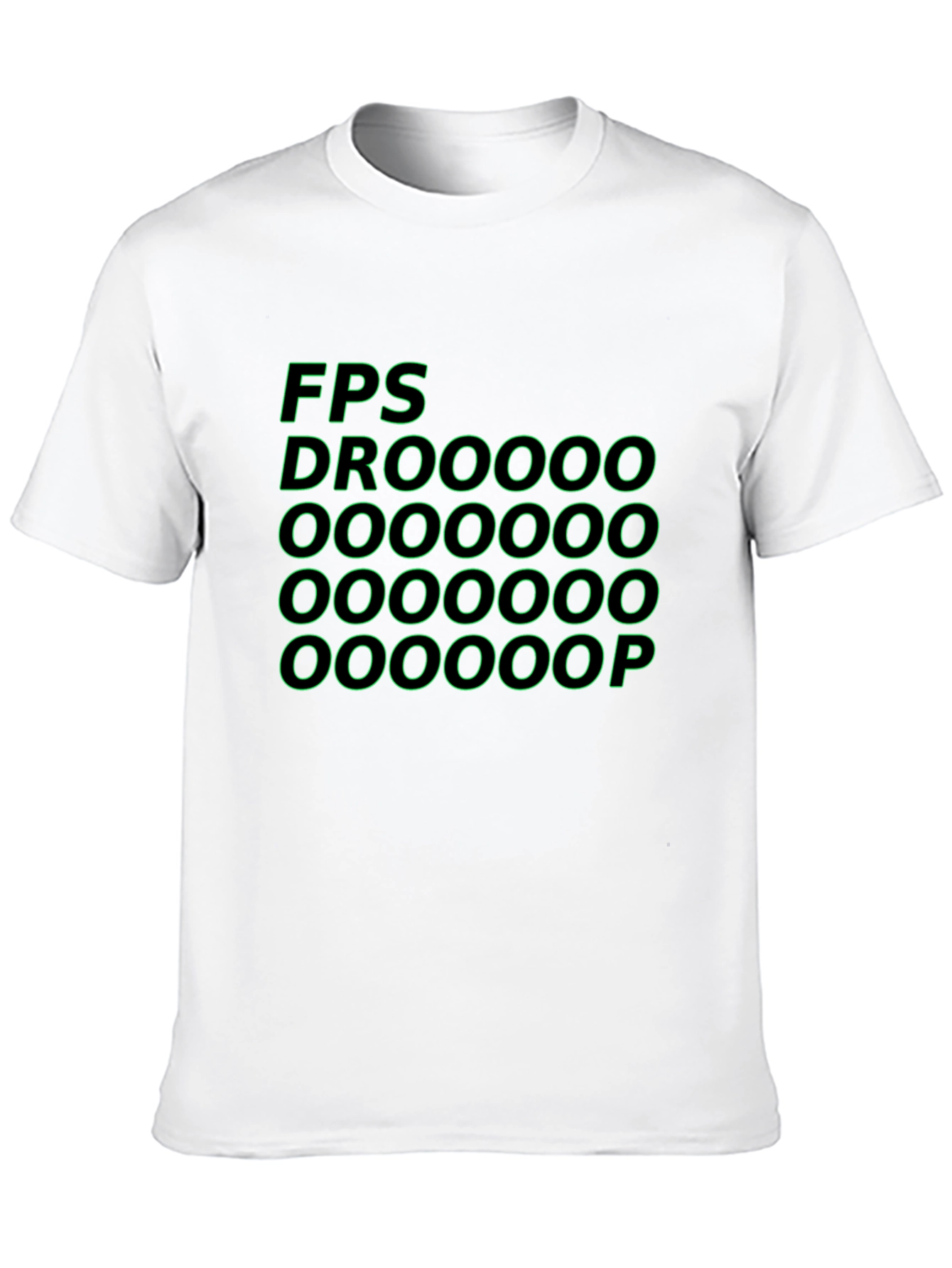 FPS Droooop Black Graphic T-Shirt