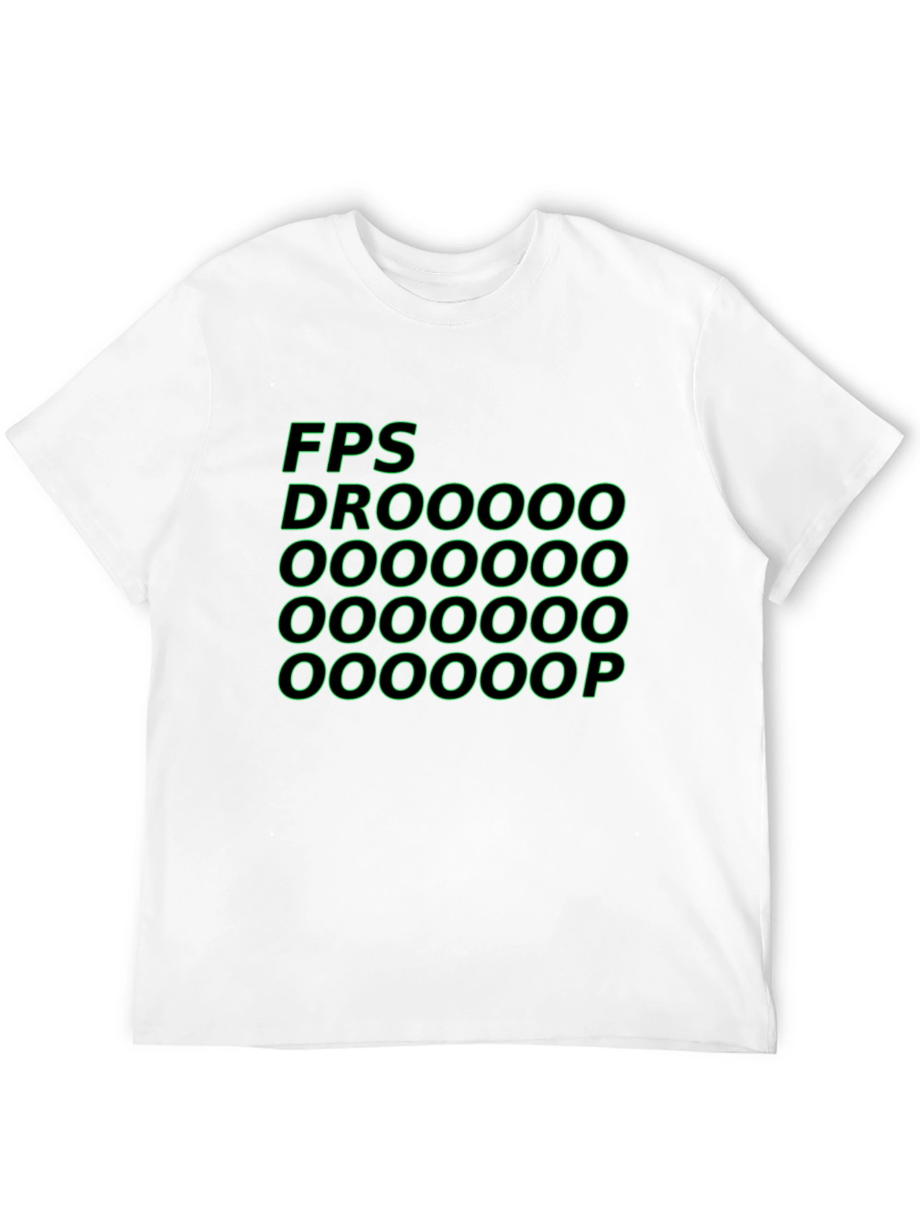 FPS Droooop Black Graphic T-Shirt