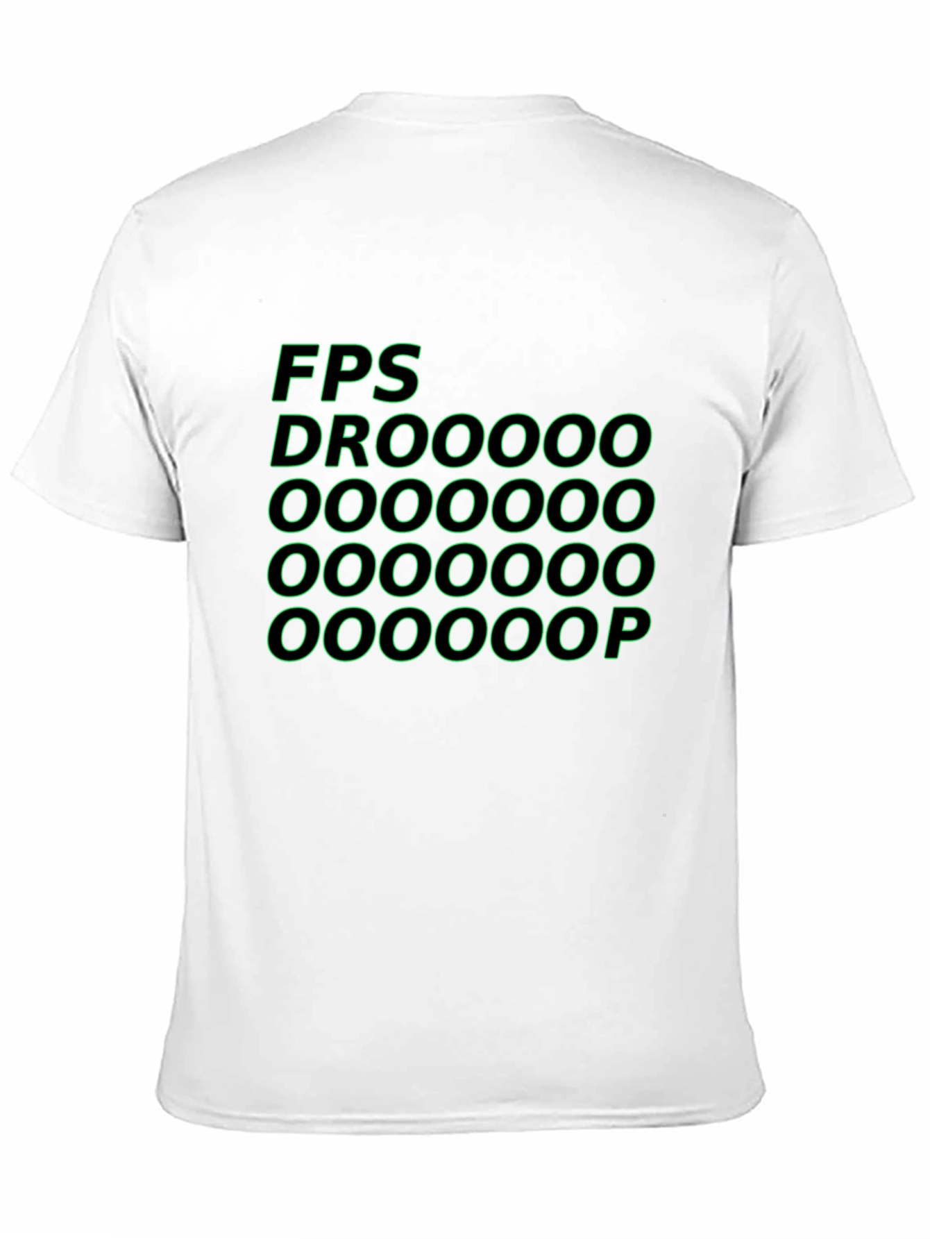 FPS Droooop Black Graphic T-Shirt