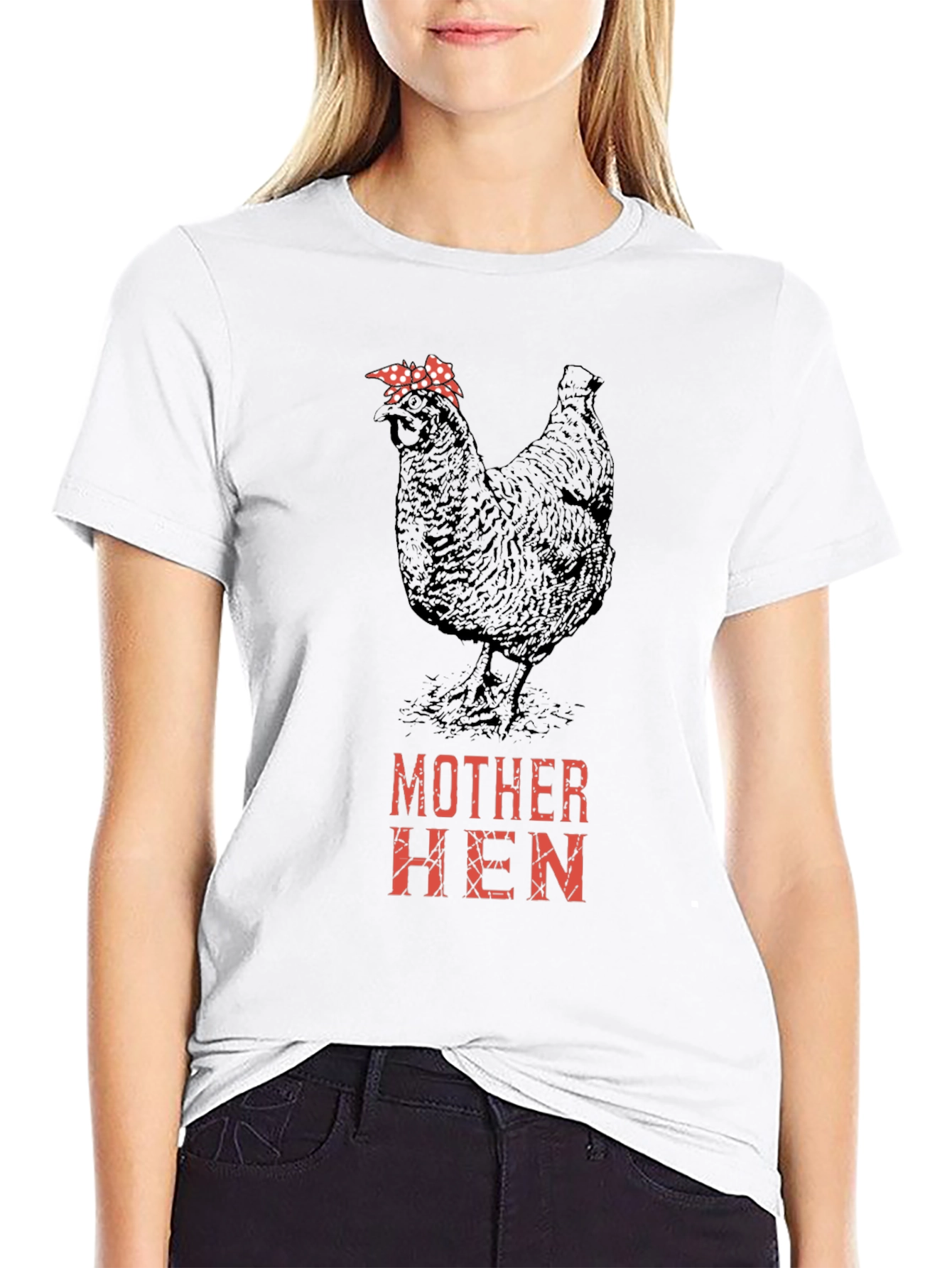 Mother Hen T-Shirt - Novelty Chicken Tee