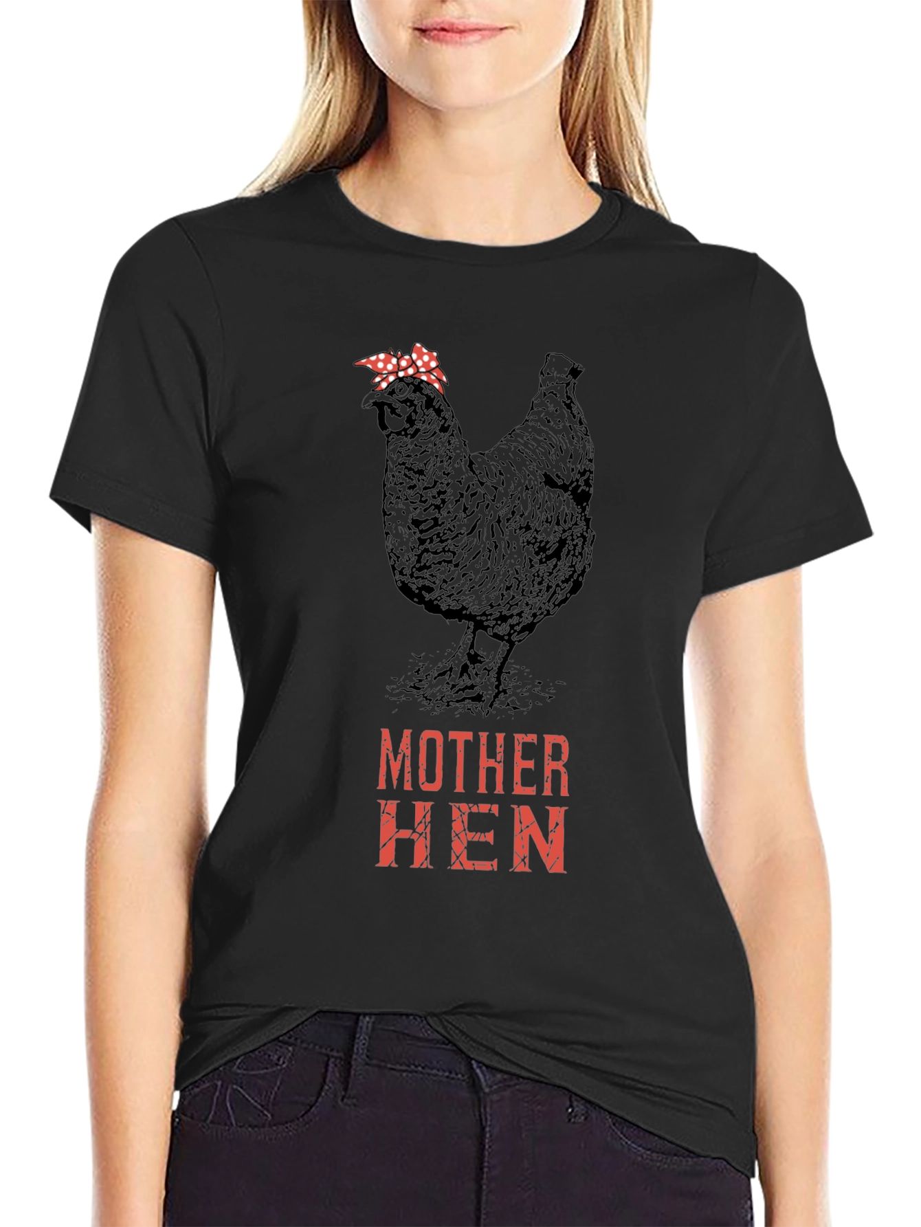 Mother Hen T-Shirt - Novelty Chicken Tee