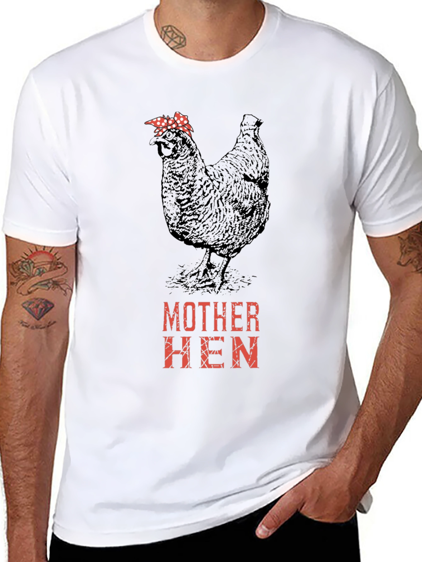 Mother Hen T-Shirt - Novelty Chicken Tee