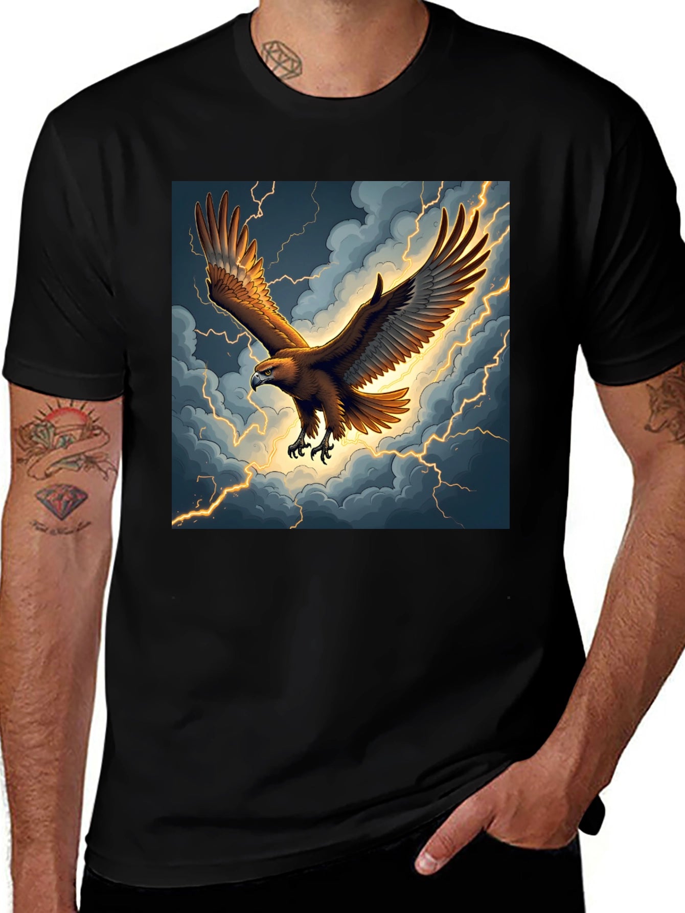 Eagle Storm Graphic T-Shirt