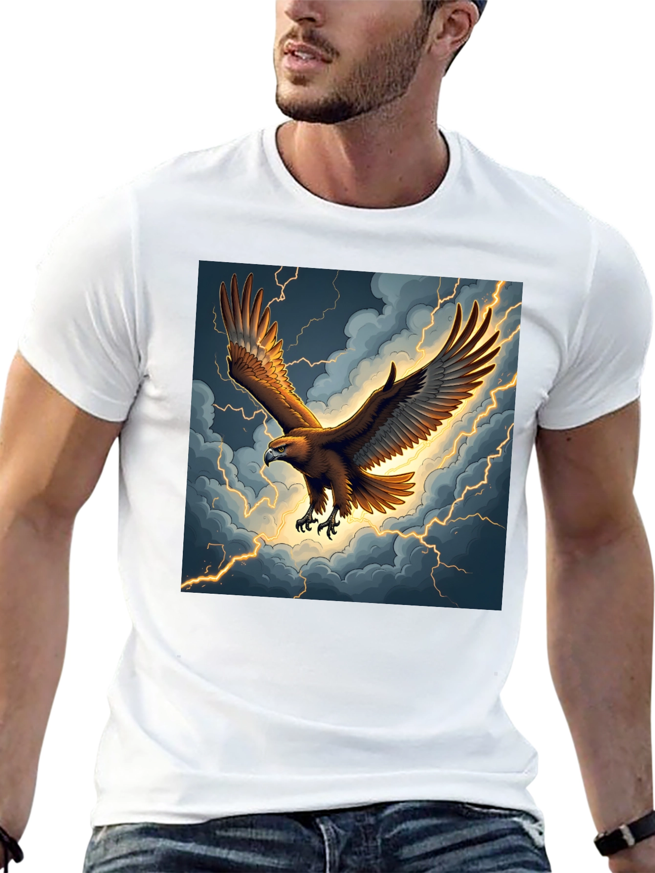 Eagle Storm Graphic T-Shirt