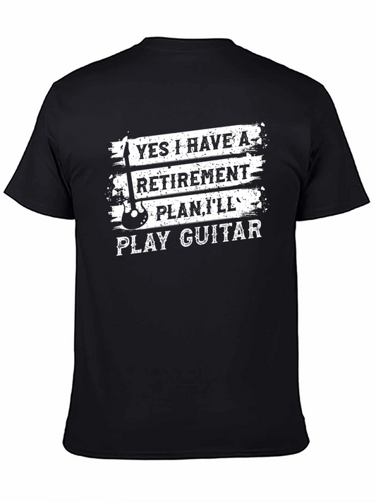 Retirement Plan Guitar T-Shirt