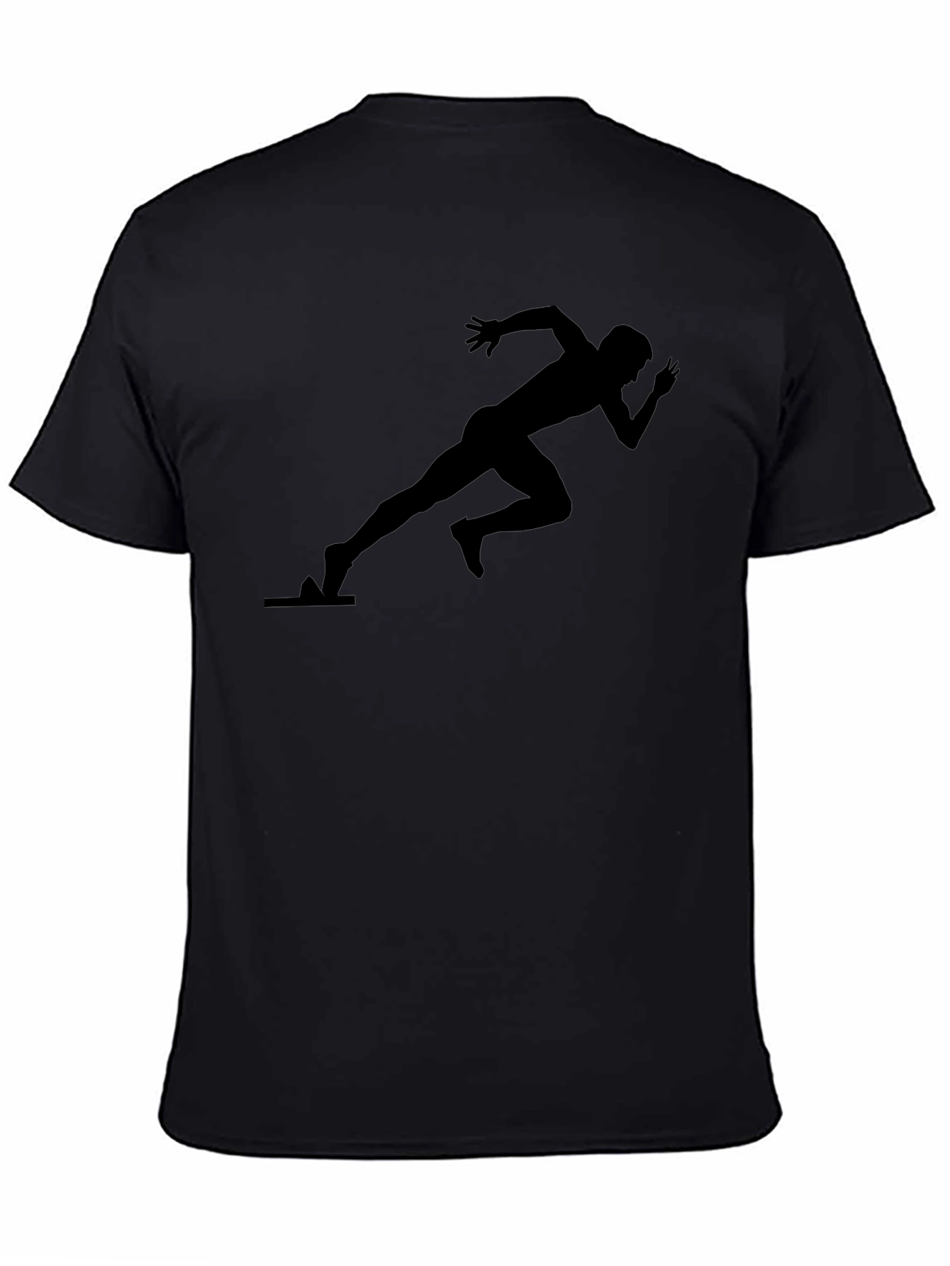 Black Runner T-Shirt - Sprint to Style