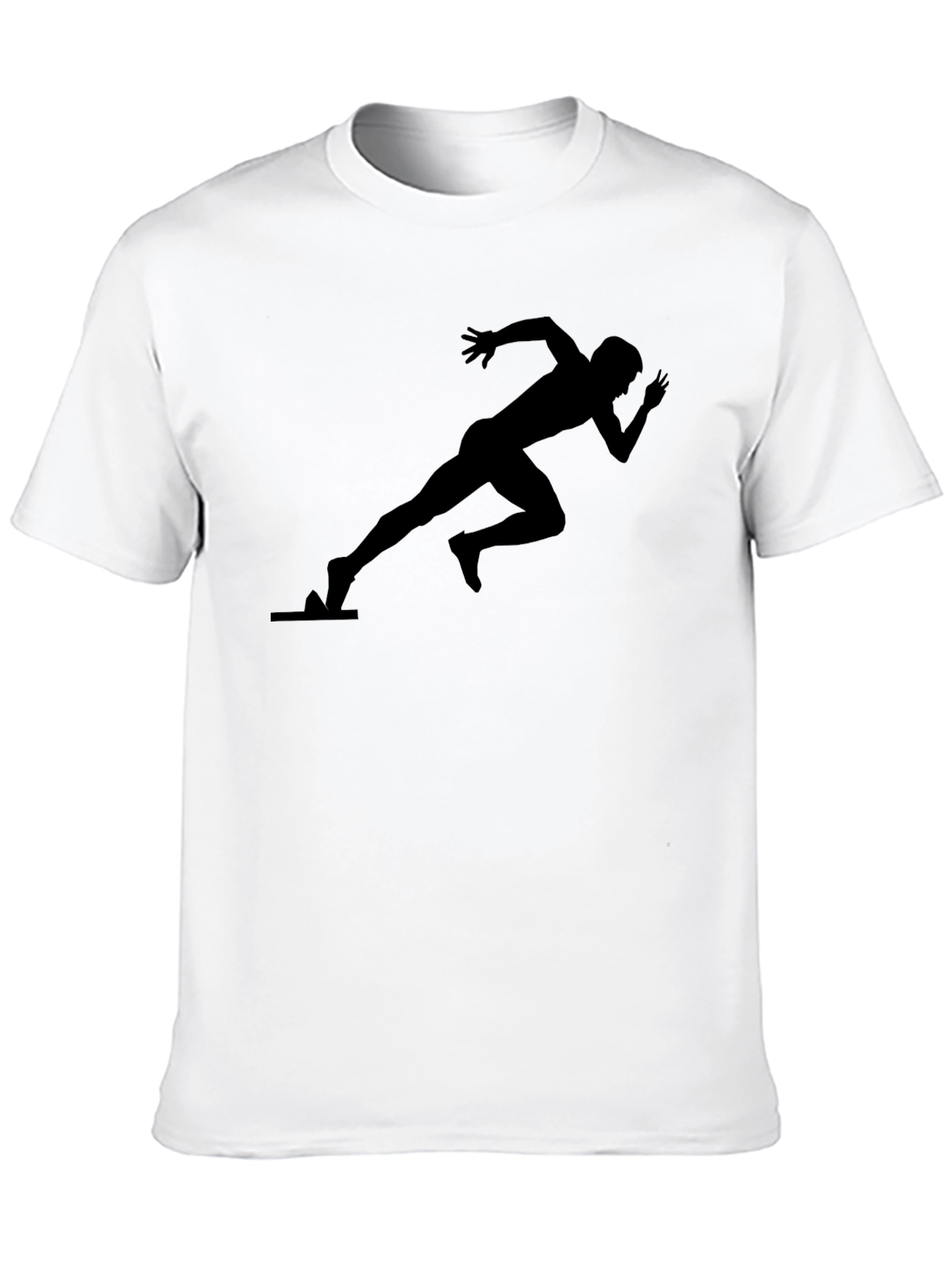 Black Runner T-Shirt - Sprint to Style