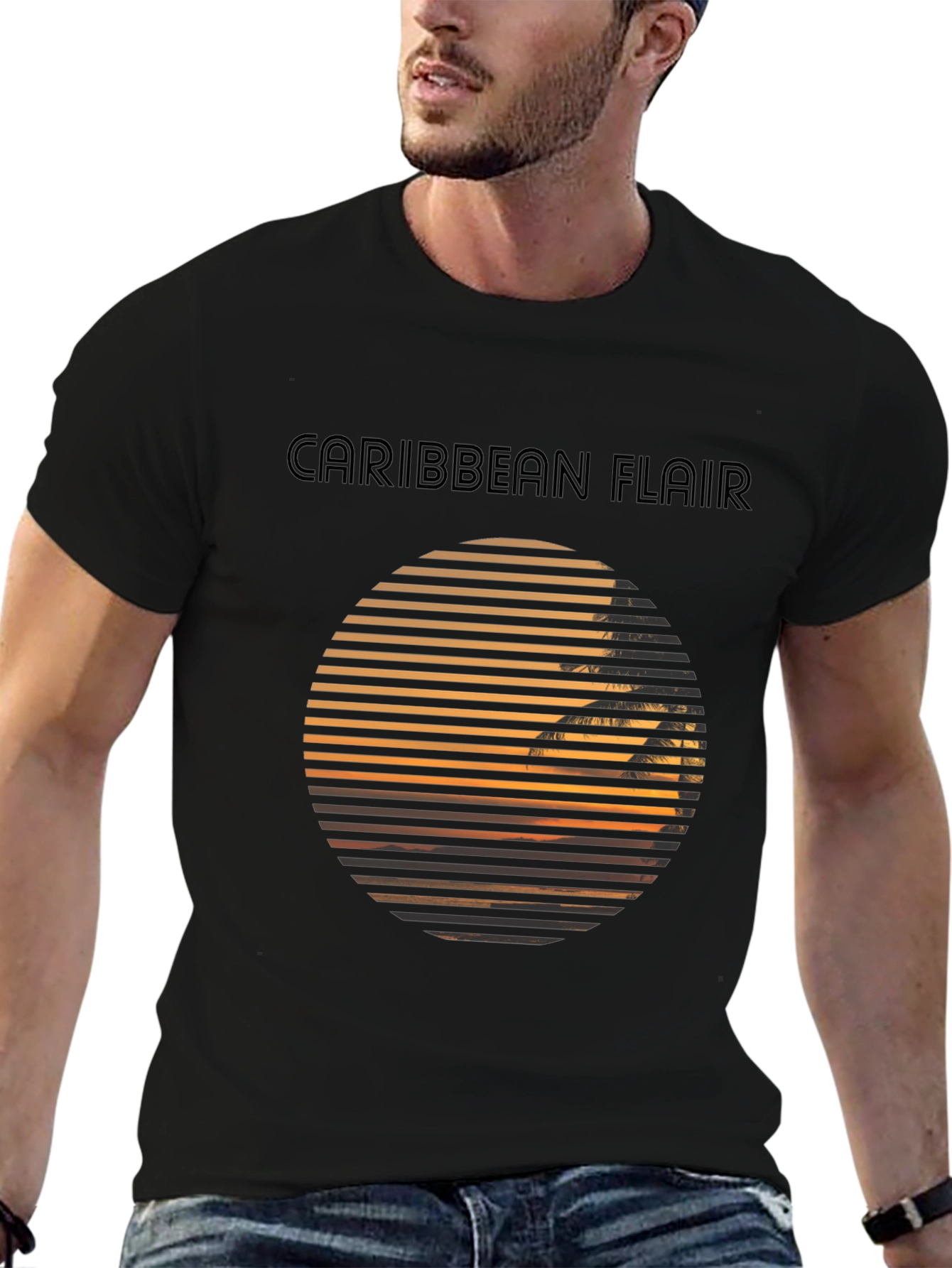 Caribbean Flair Graphic T-Shirt