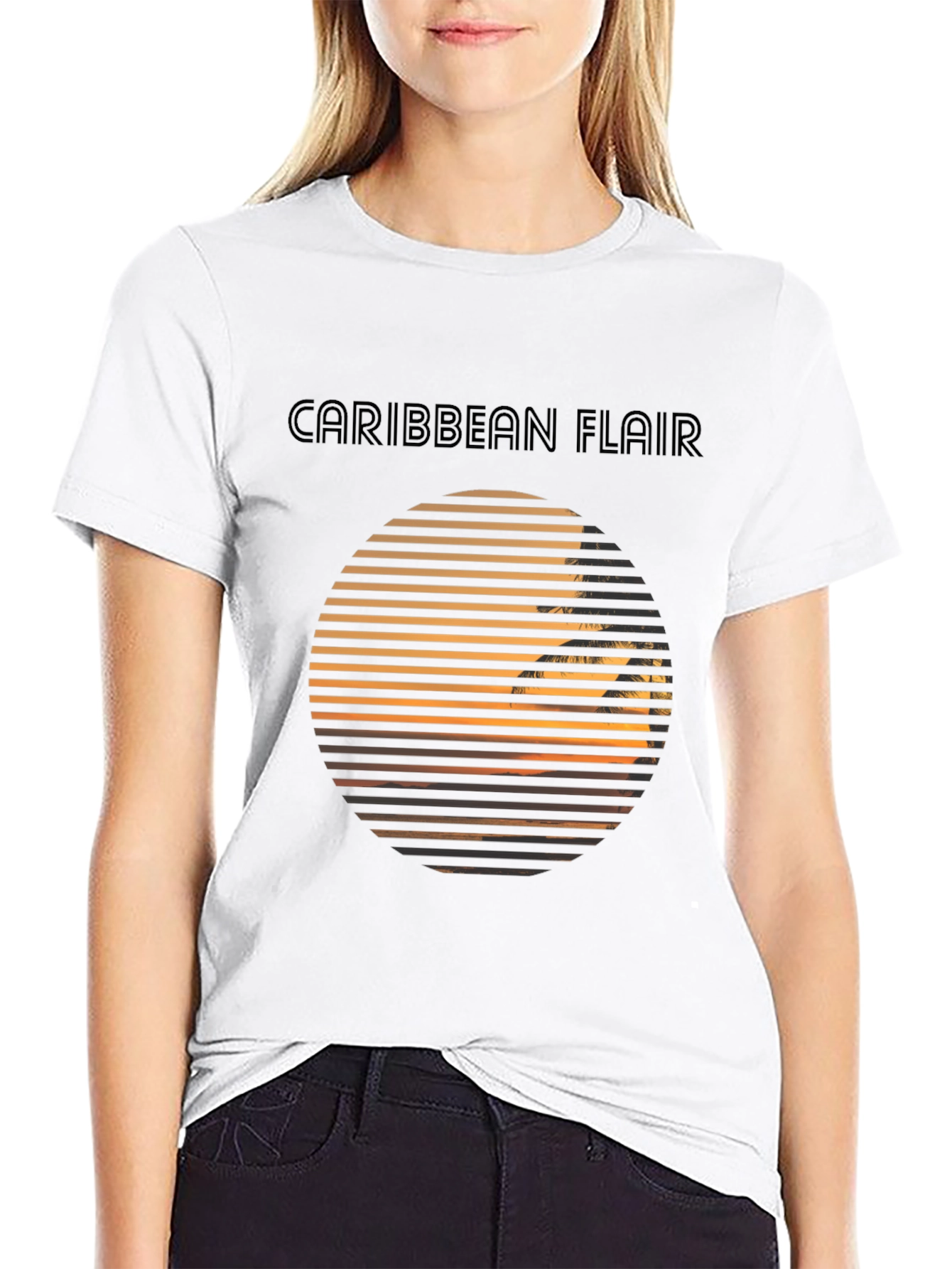 Caribbean Flair Graphic T-Shirt