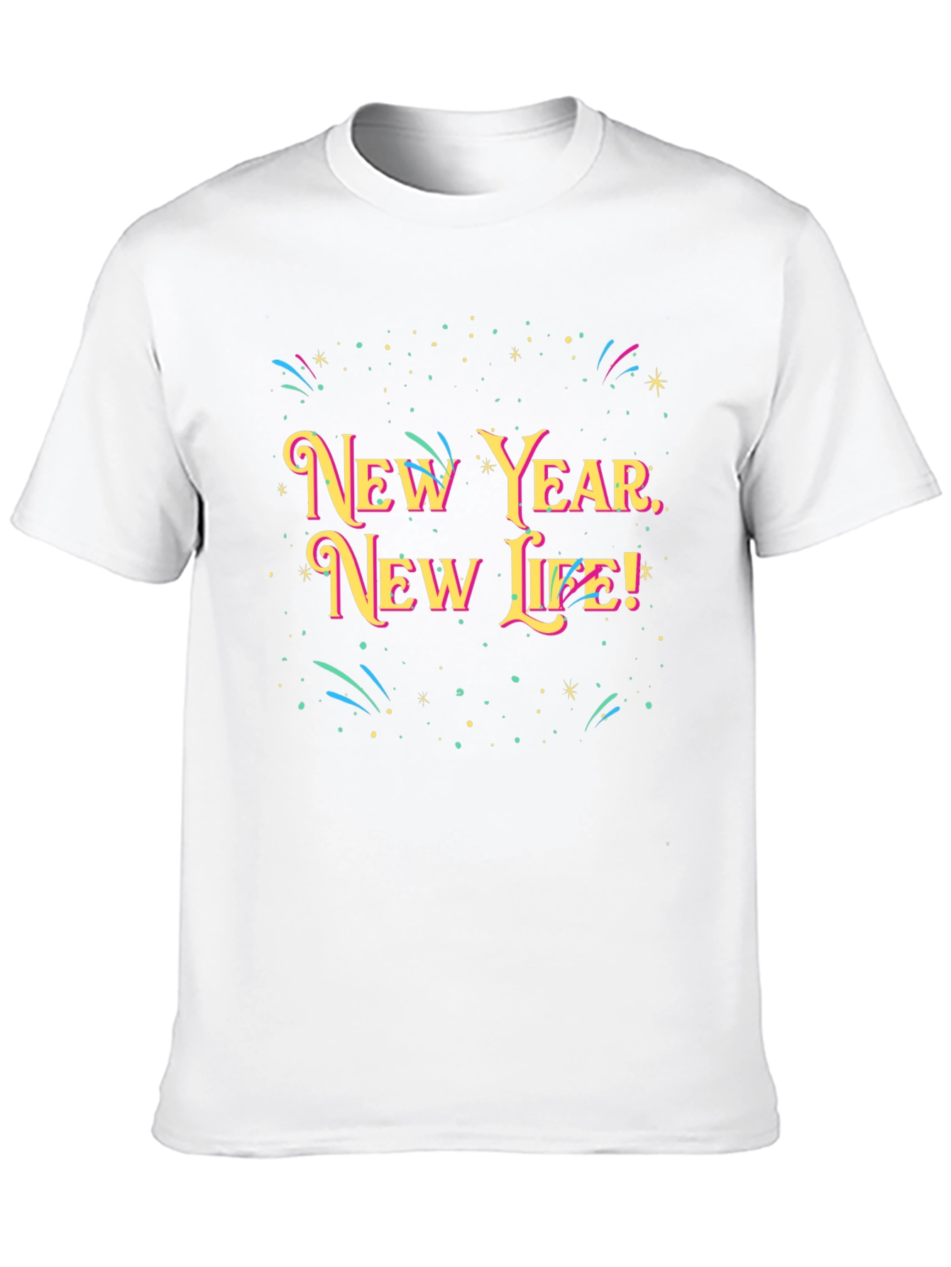 New Year New Life Graphic Tee
