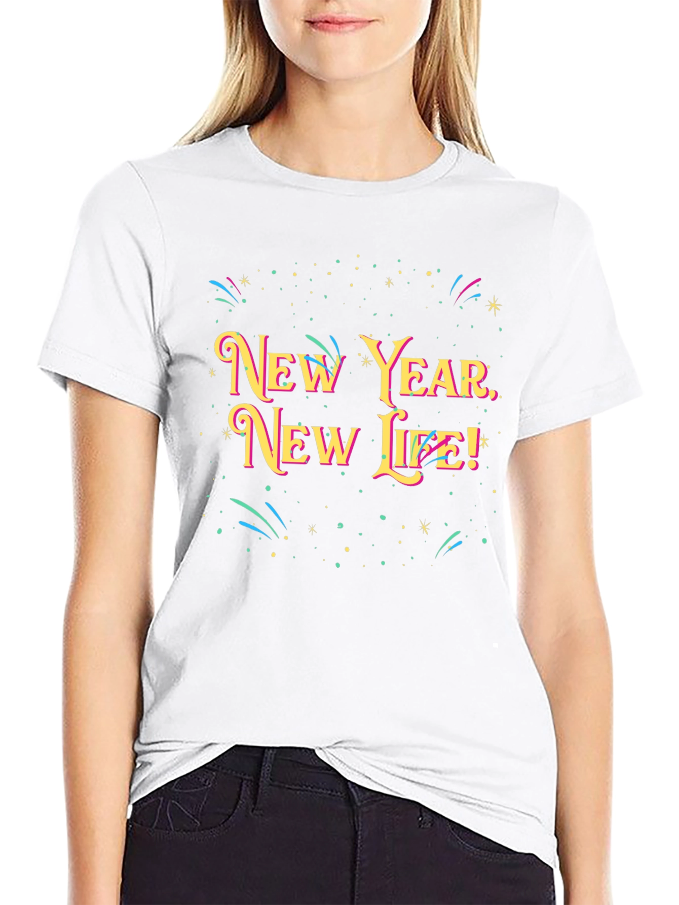New Year New Life Graphic Tee