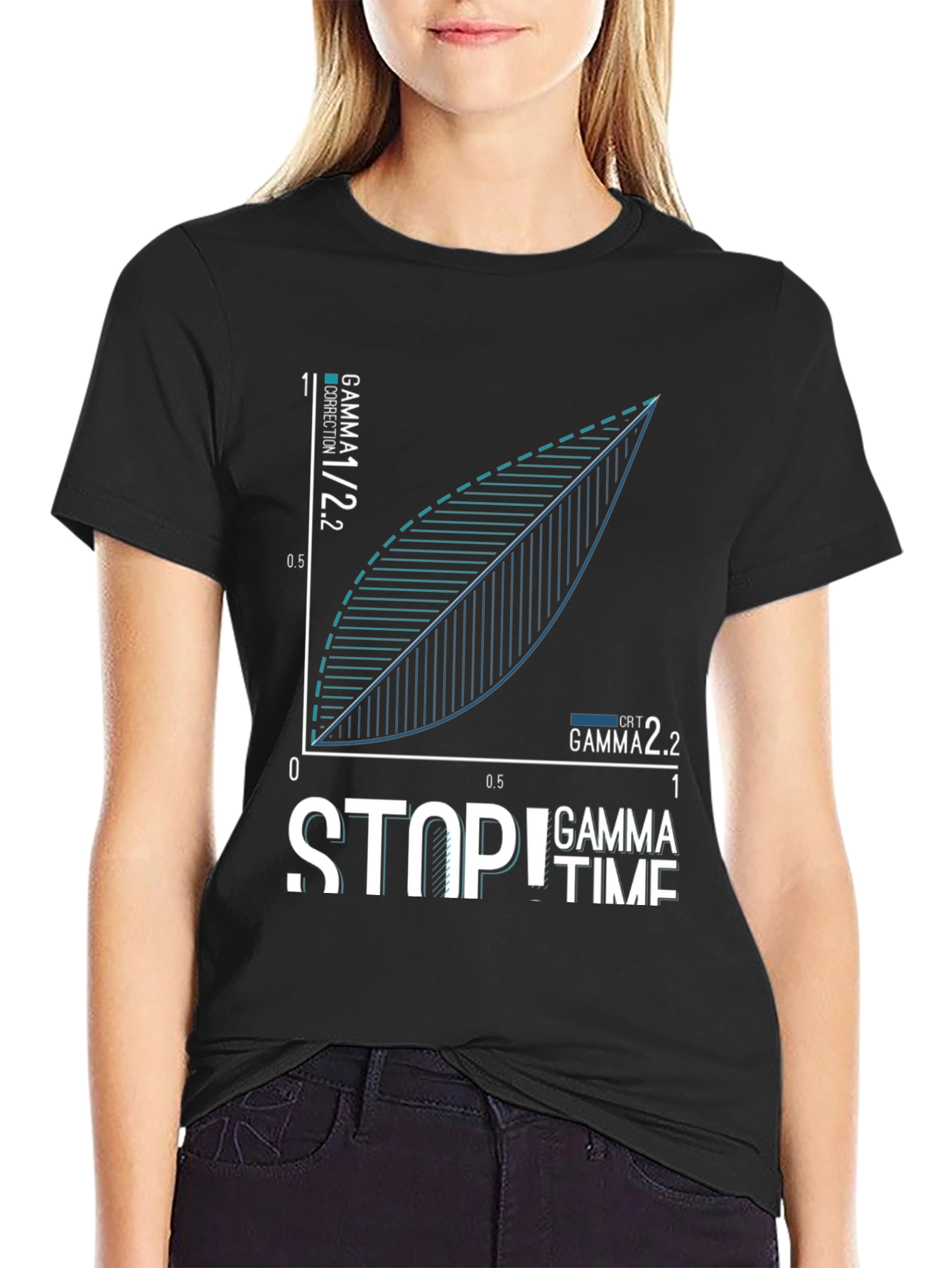 Stop! Gamma Time T-Shirt - Curve Graphic Tee