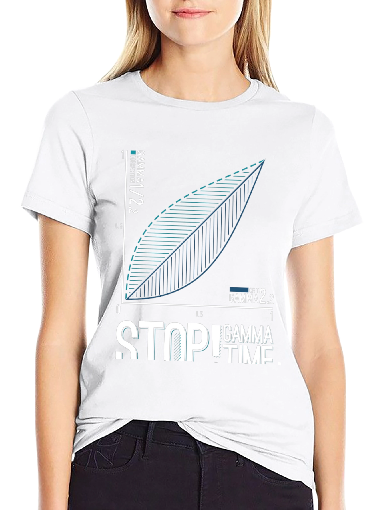 Stop! Gamma Time T-Shirt - Curve Graphic Tee
