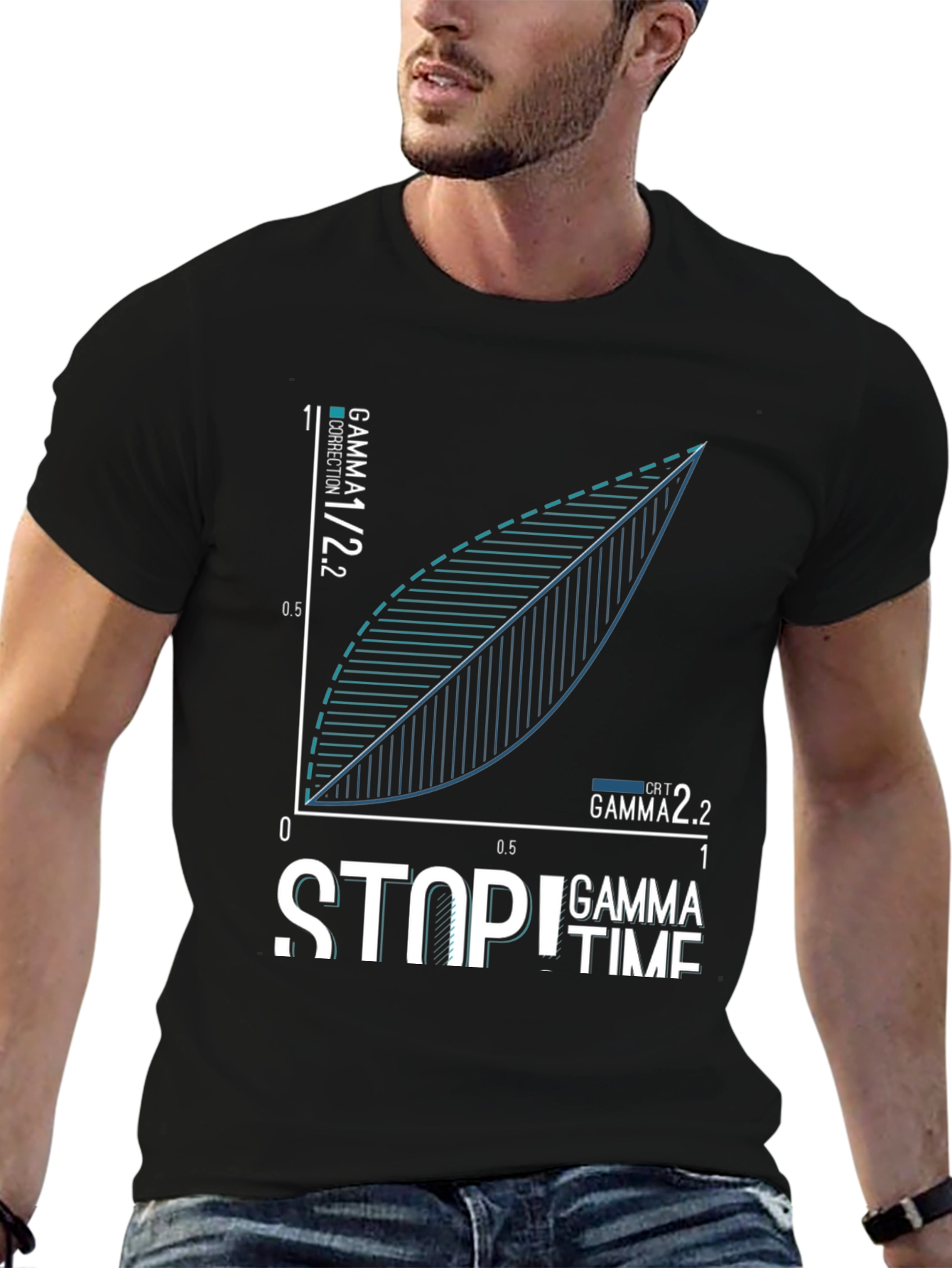 Stop! Gamma Time T-Shirt - Curve Graphic Tee