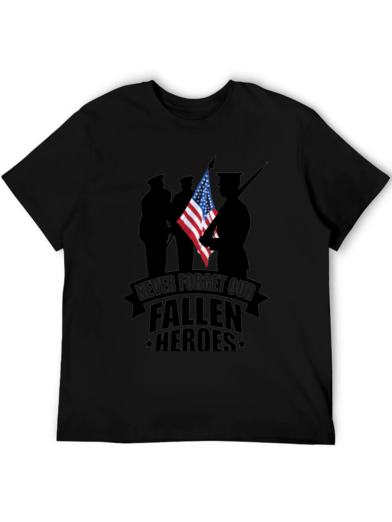 Never Forget Fallen Heroes Graphic Tee