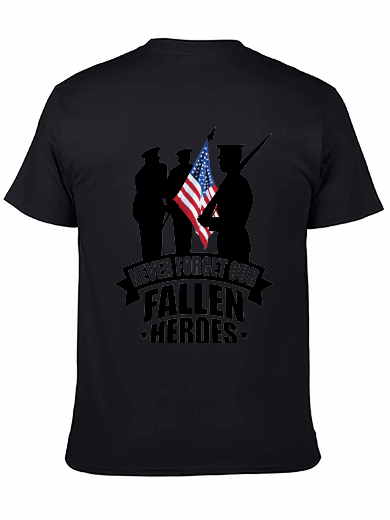 Never Forget Fallen Heroes Graphic Tee