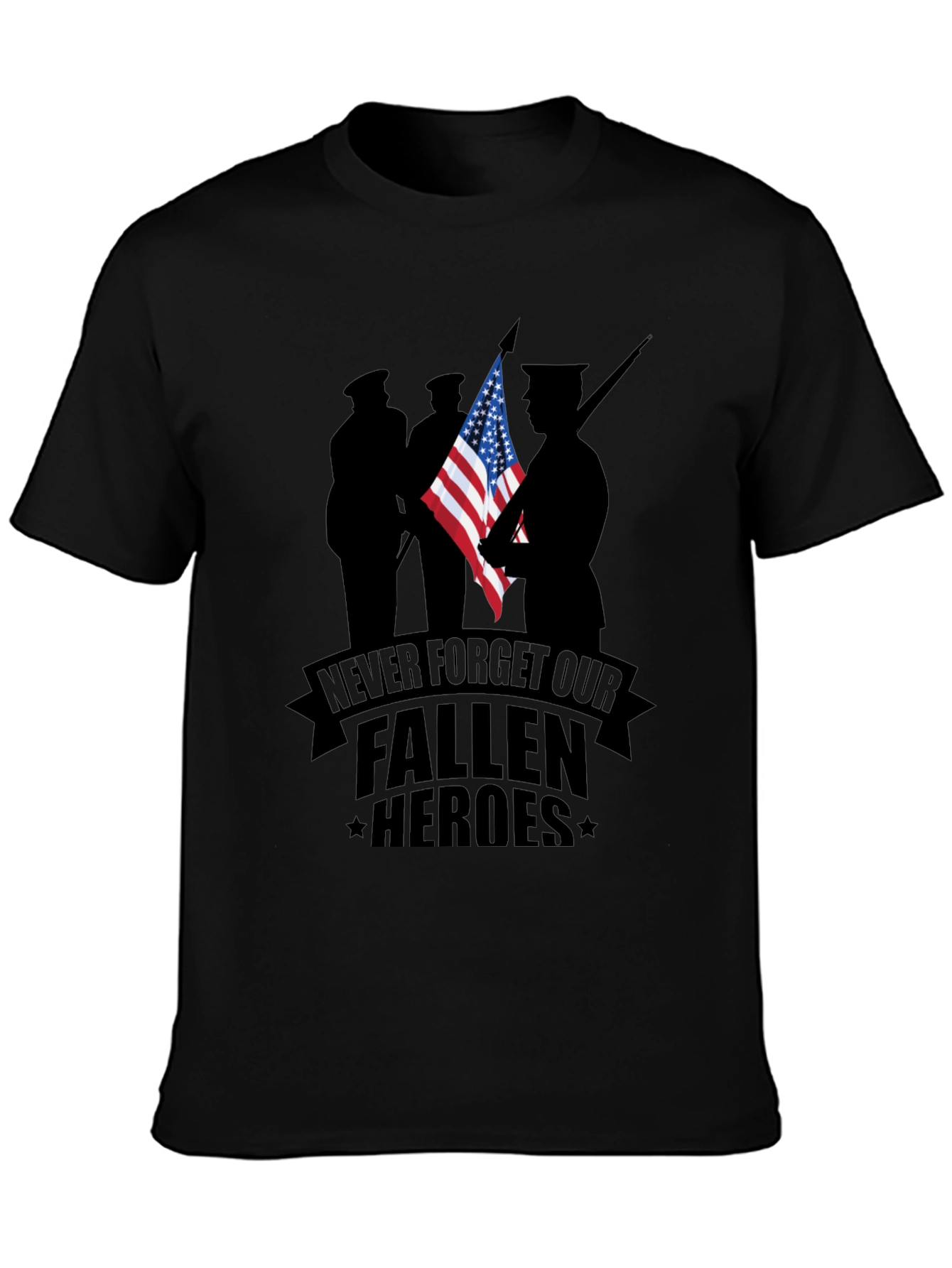 Never Forget Fallen Heroes Graphic Tee