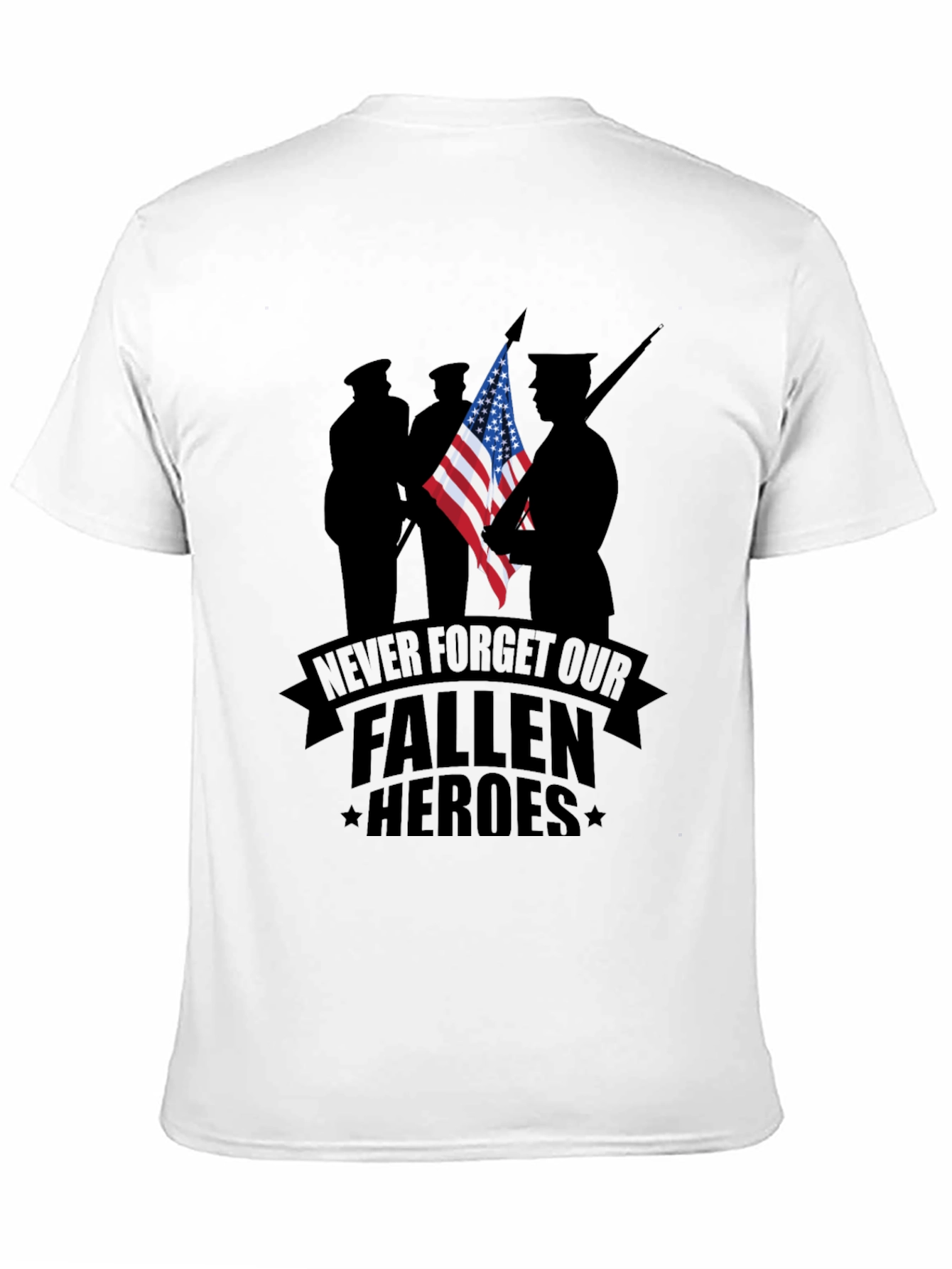 Never Forget Fallen Heroes Graphic Tee