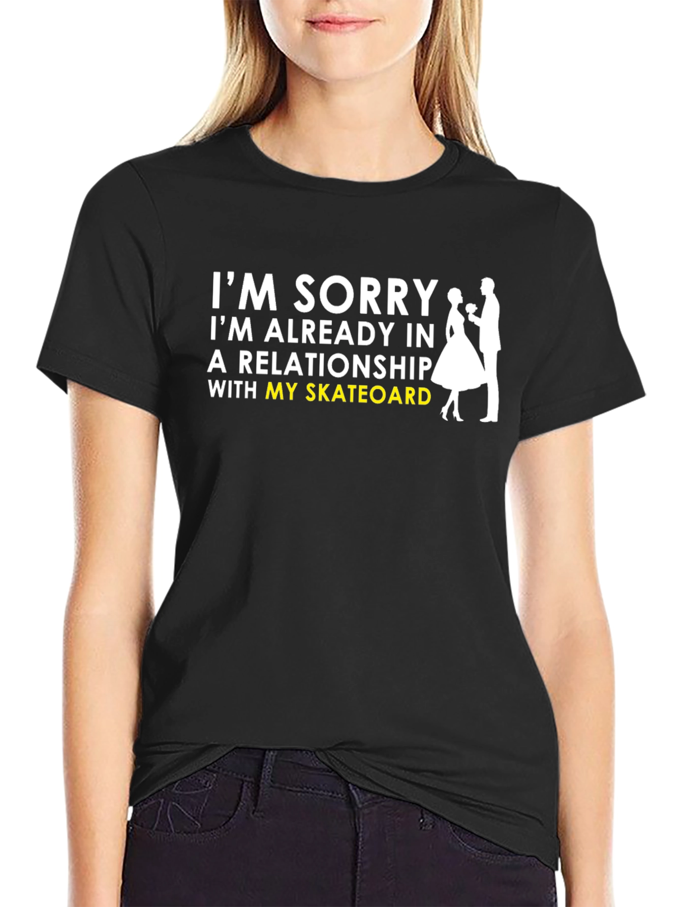 Skateboard Relationship Graphic Tee