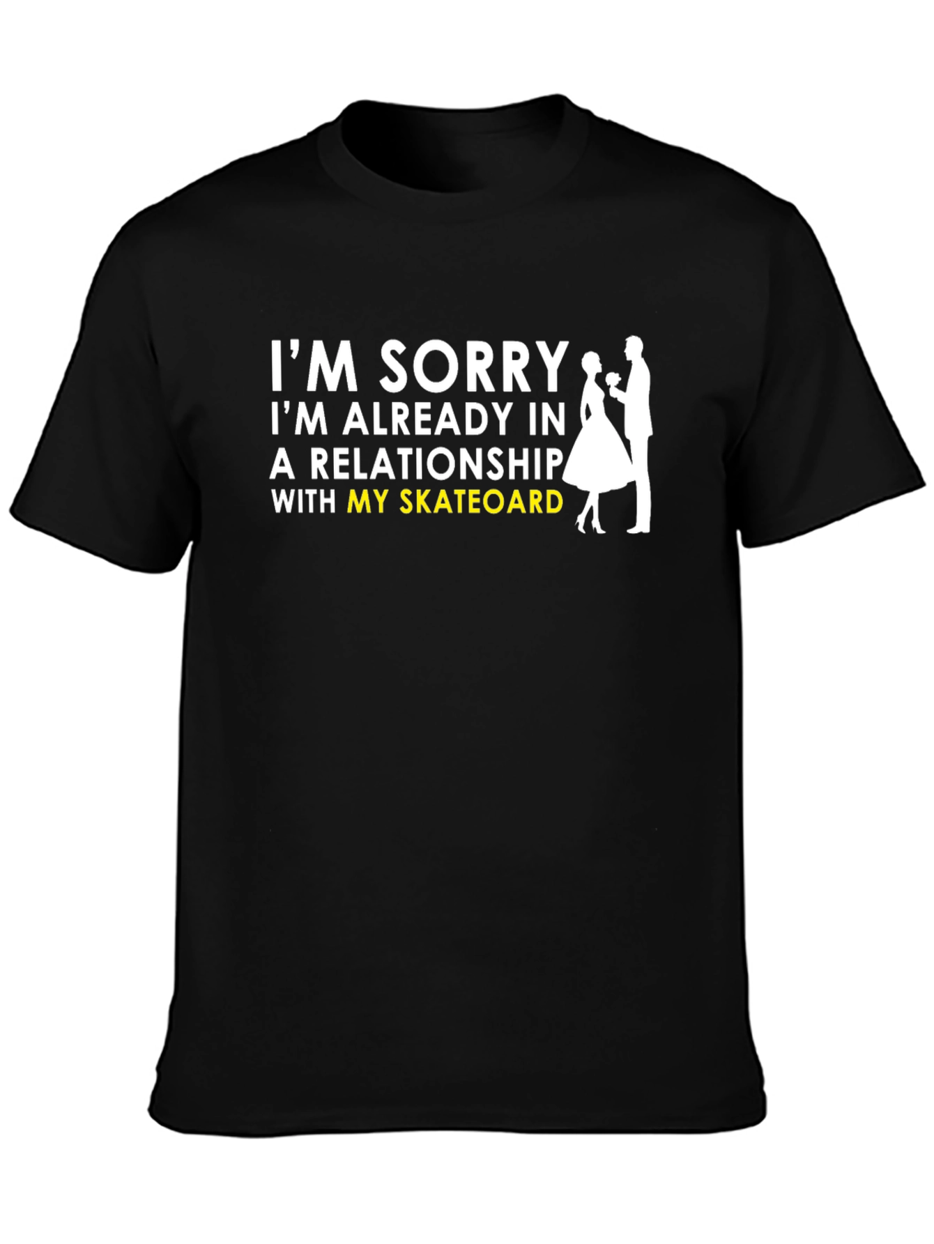 Skateboard Relationship Graphic Tee