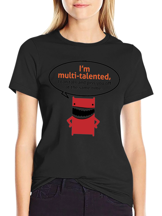 Multi-Talented Graphic Tee - Black