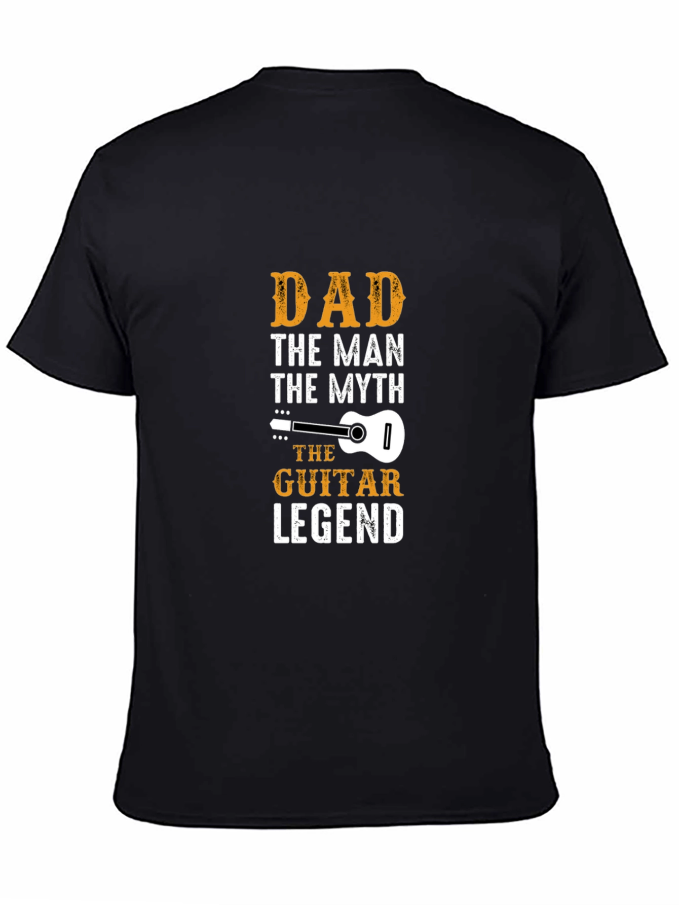 Dad Guitar Legend Black T-Shirt