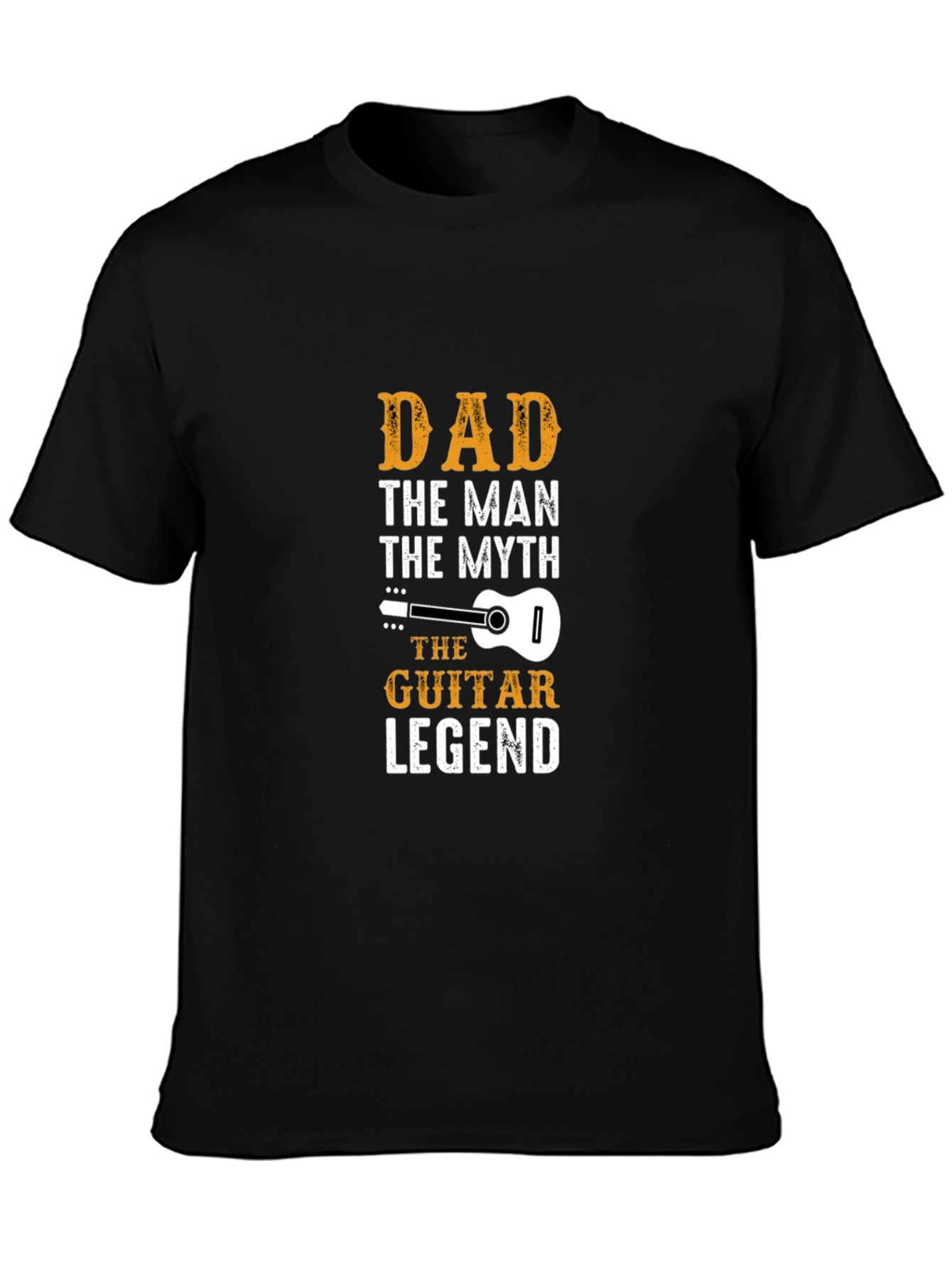 Dad Guitar Legend Black T-Shirt