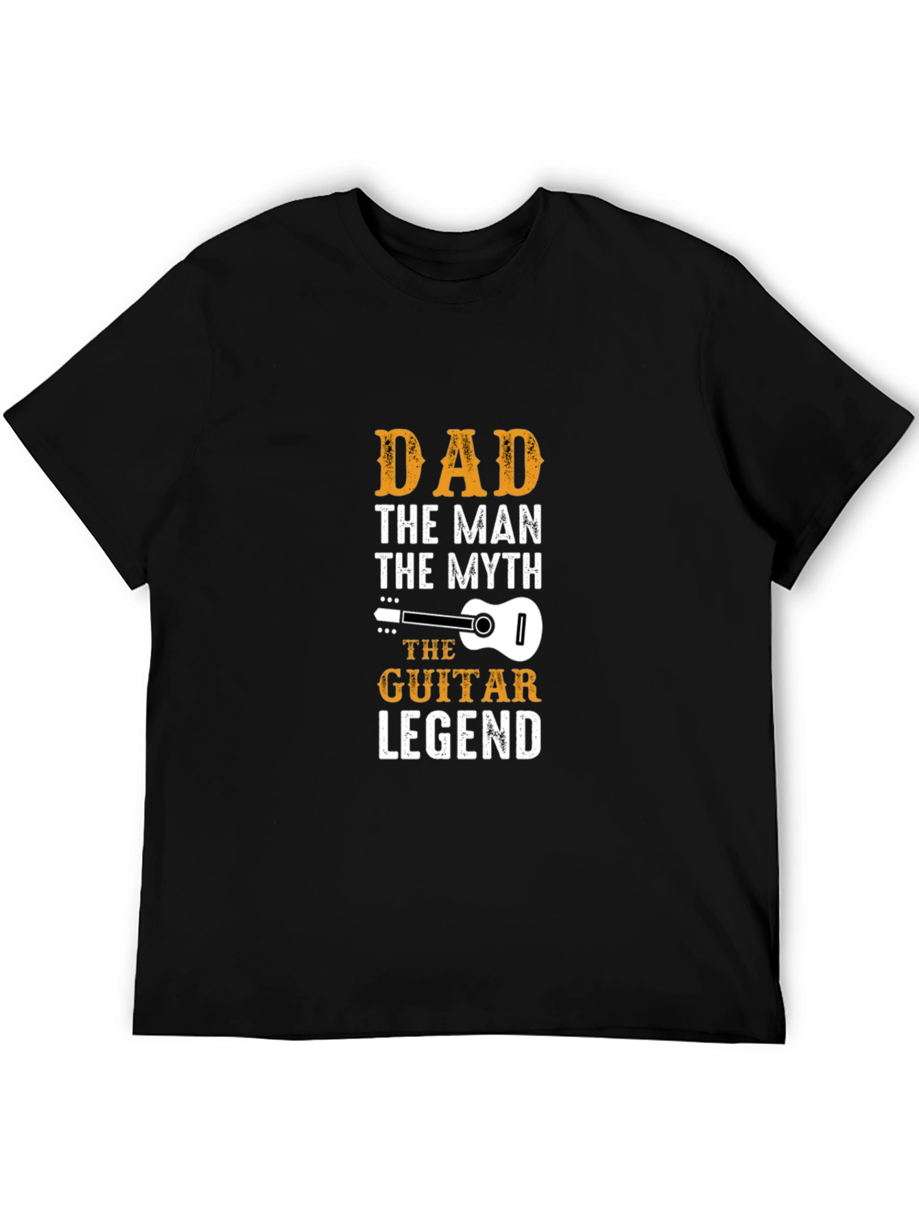 Dad Guitar Legend Black T-Shirt