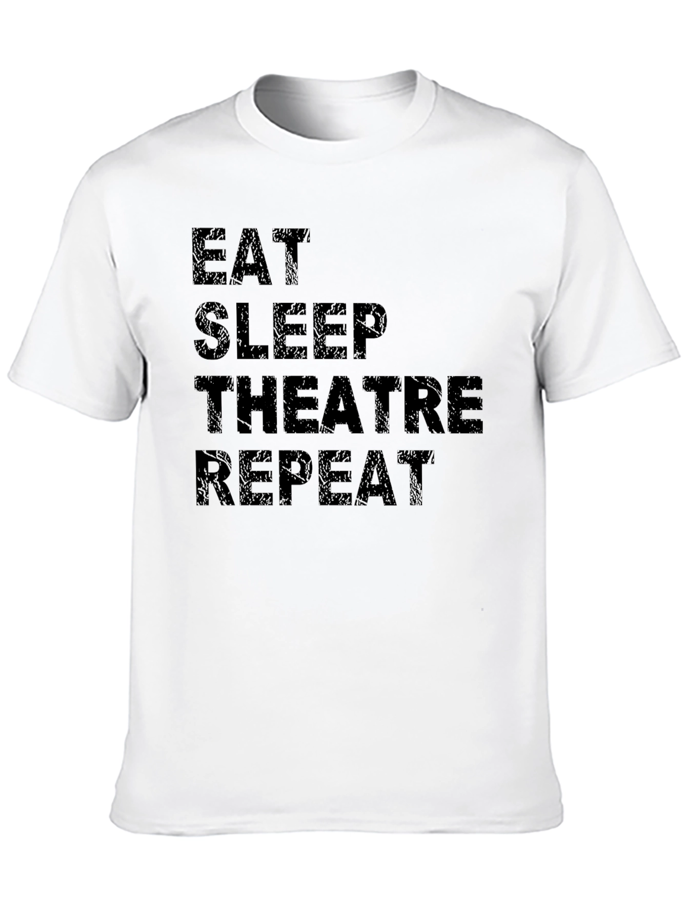 Eat Sleep Theatre Repeat Graphic Tee